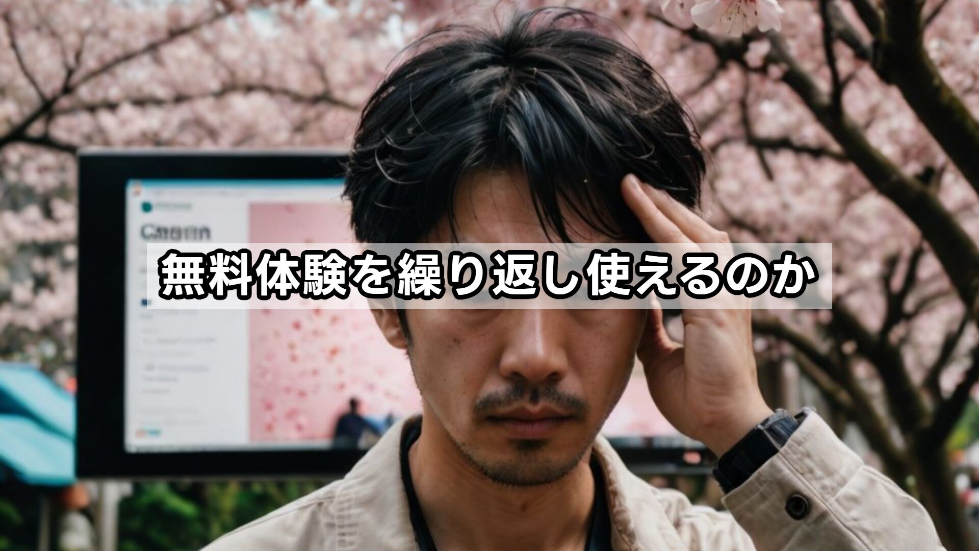 無料体験を繰り返し使えるのか