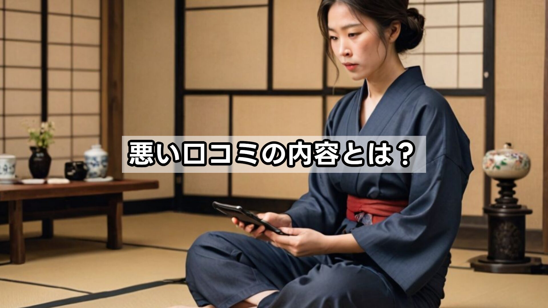 悪い口コミの内容とは？