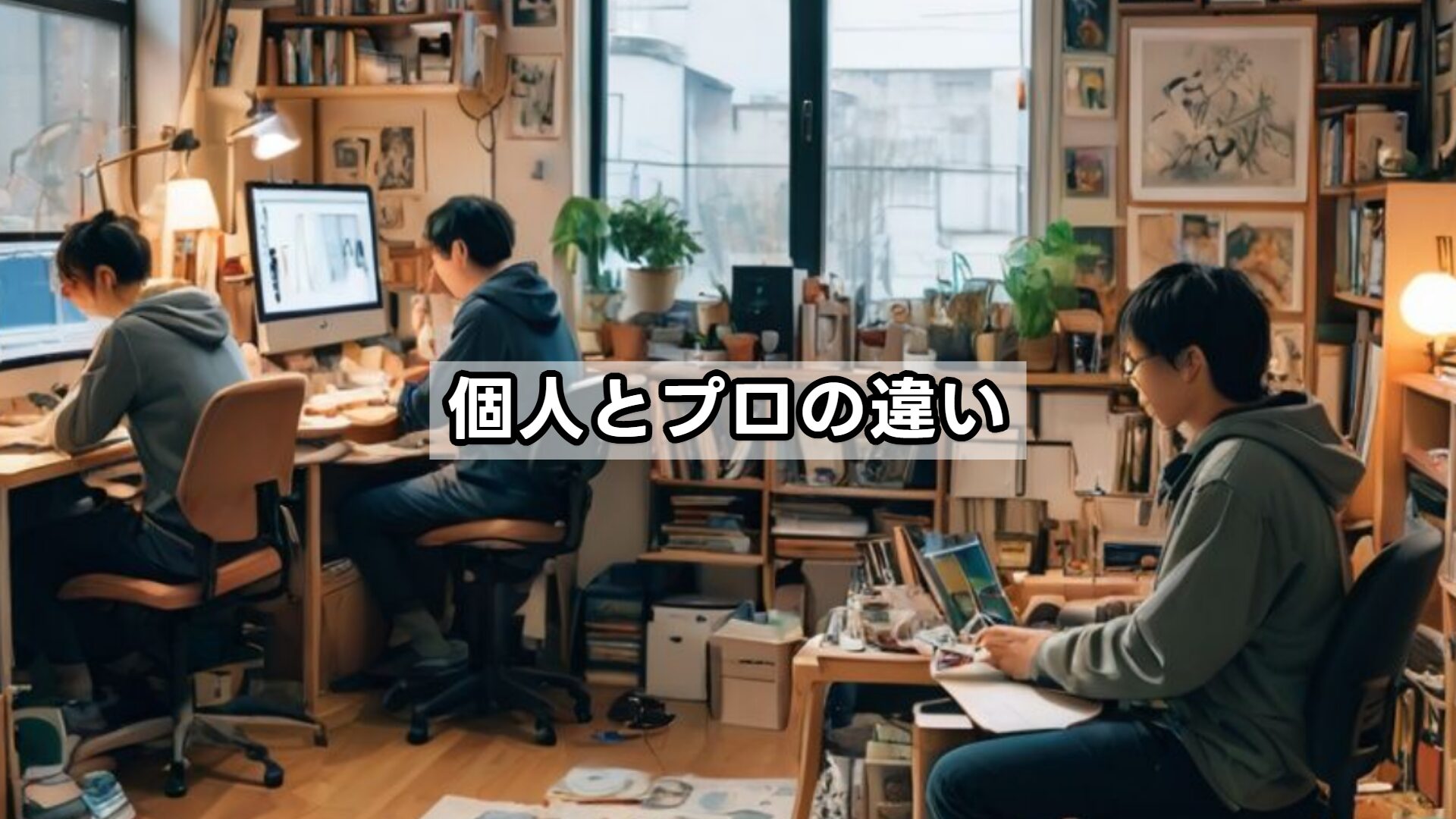 個人とプロの違い