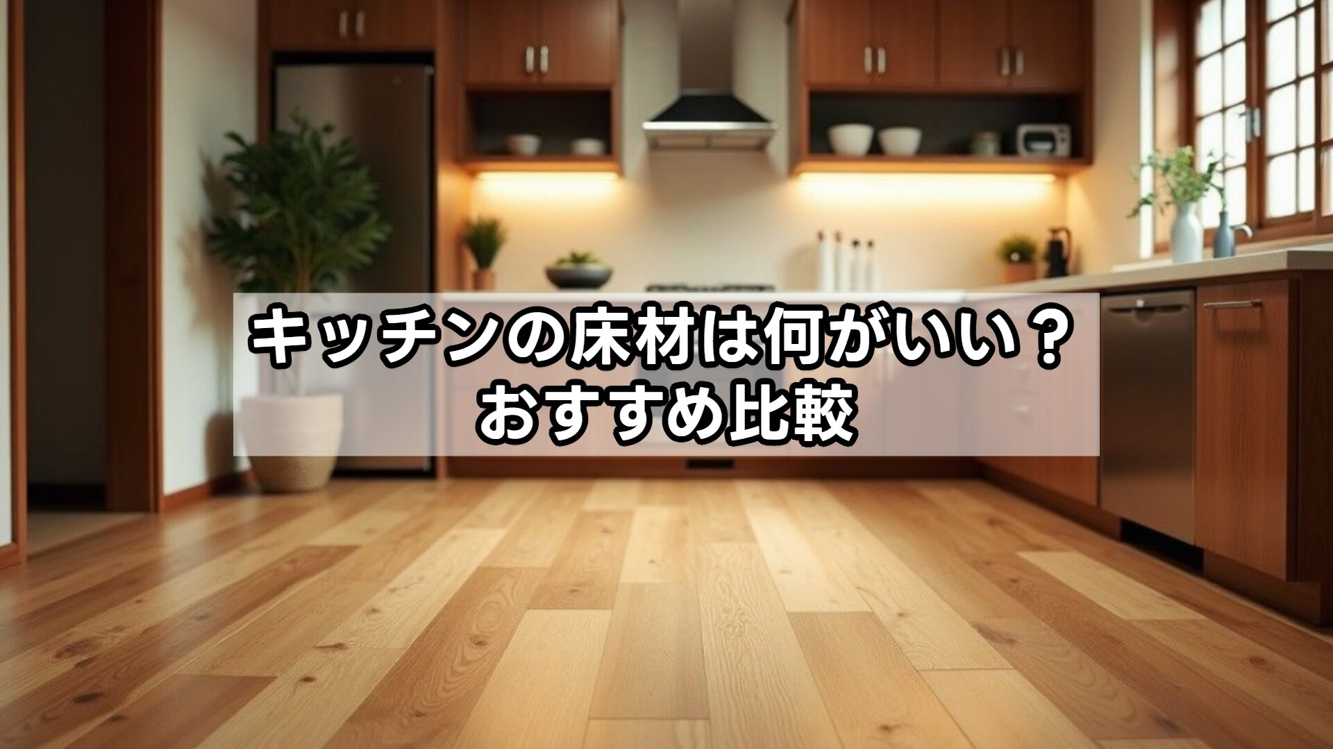 キッチンの床材は何がいい？おすすめ比較