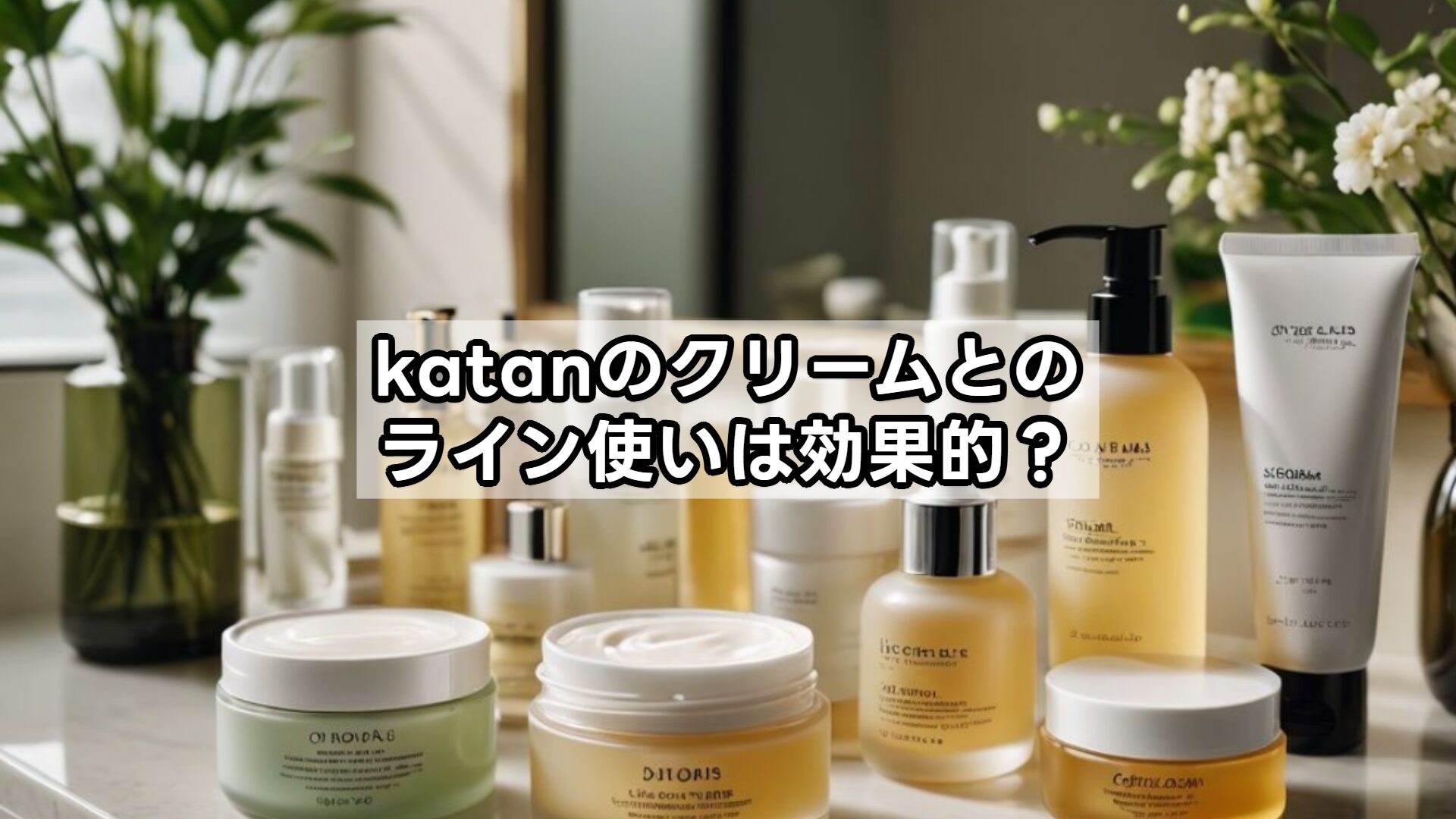 katanのクリームとのライン使いは効果的？