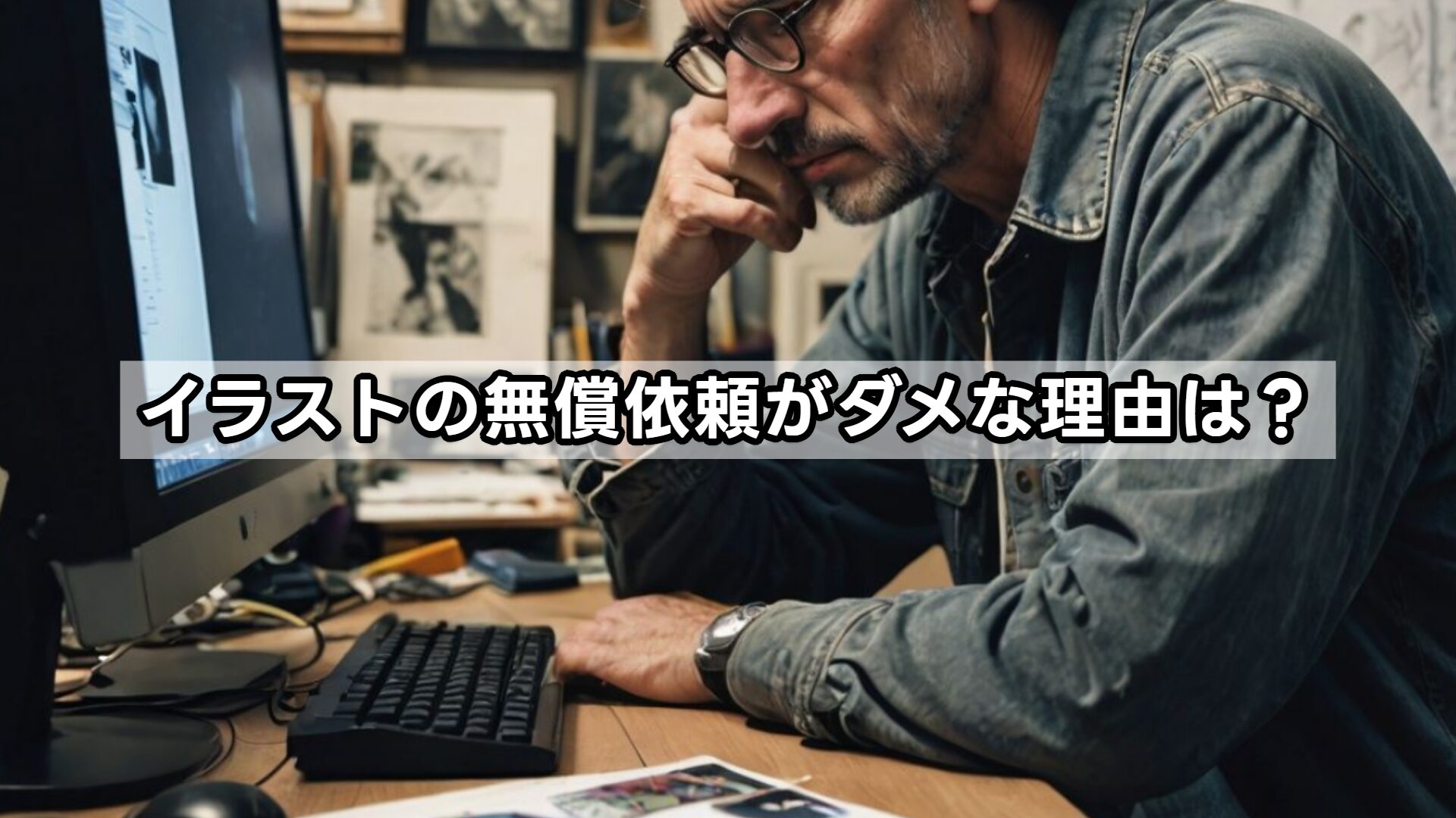 イラストの無償依頼がダメな理由は？