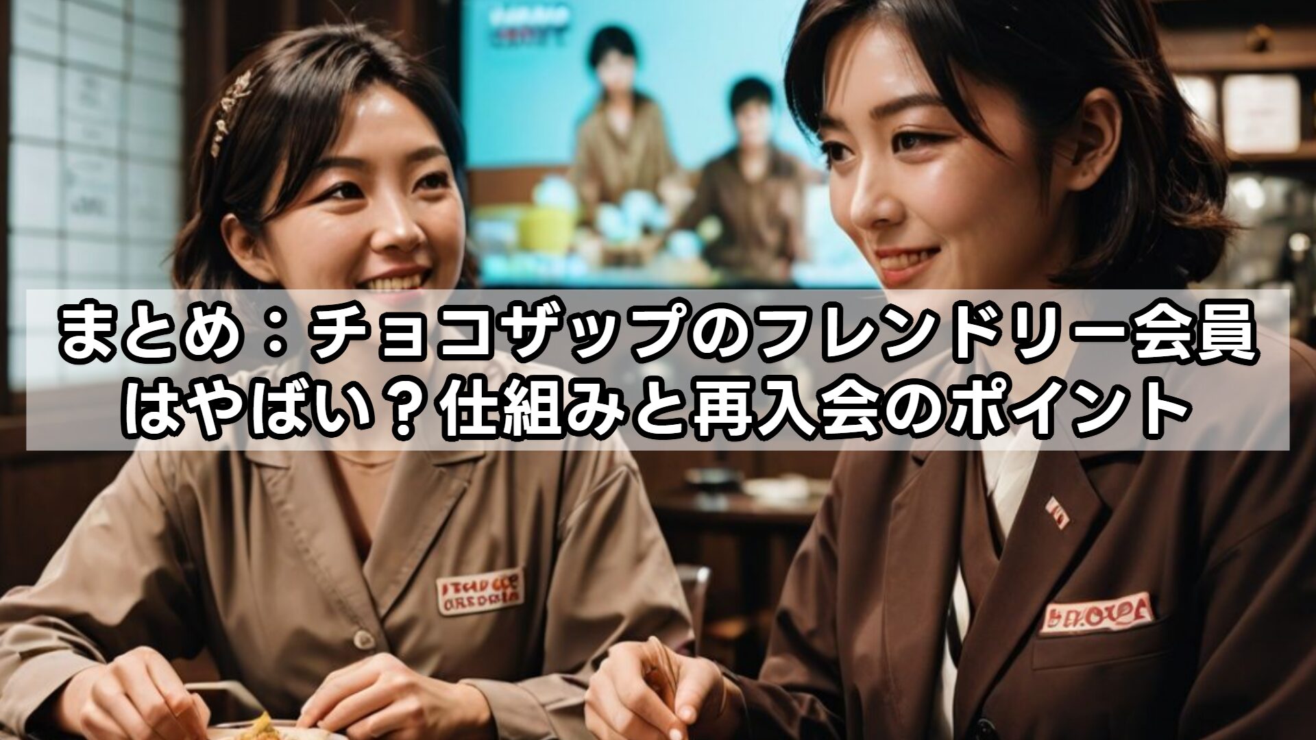 まとめ：チョコザップのフレンドリー会員はやばい？仕組みと再入会のポイント