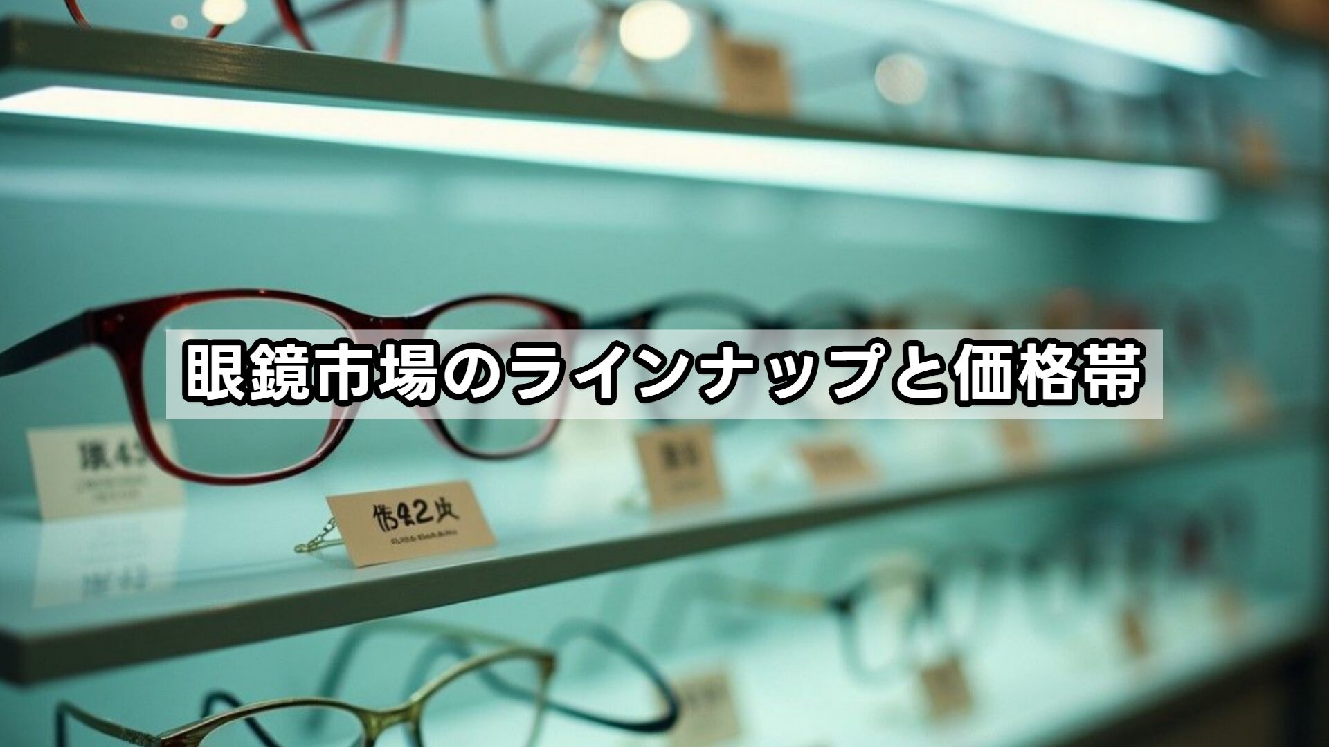 眼鏡市場のラインナップと価格帯