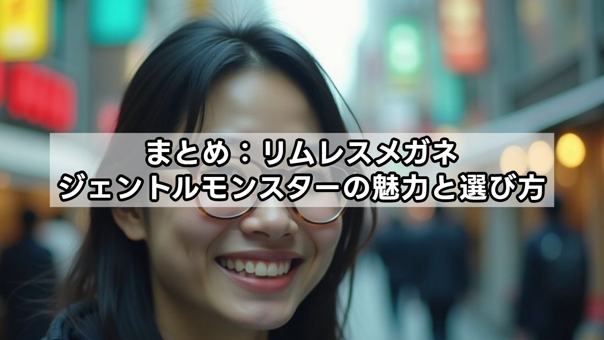 まとめ：リムレスメガネ、ジェントルモンスターの魅力と選び方