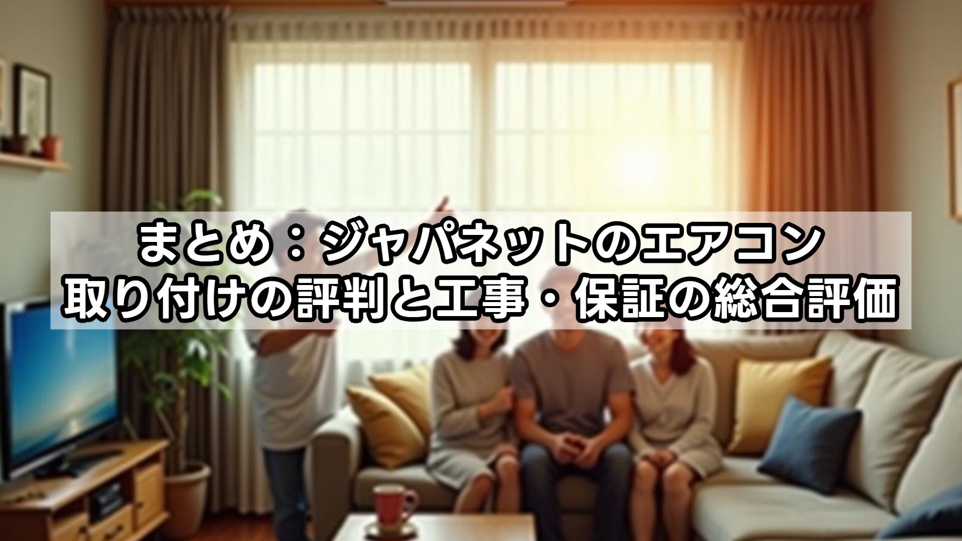 まとめ：ジャパネットのエアコン取り付けの評判と工事・保証の総合評価
