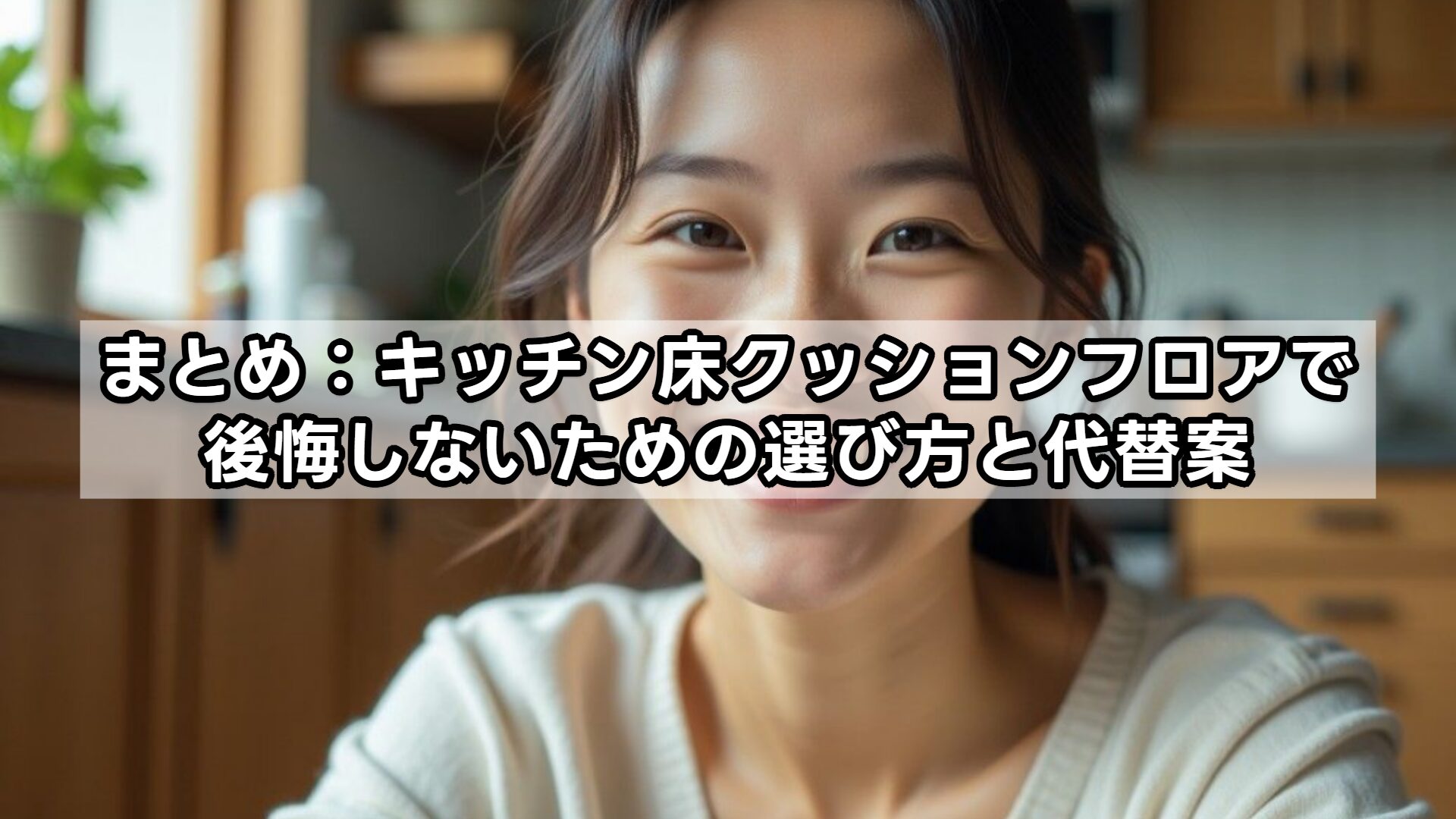 まとめ：キッチン床クッションフロアで後悔しないための選び方と代替案
