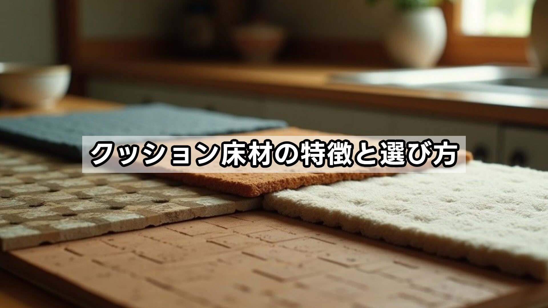 クッション床材の特徴と選び方
