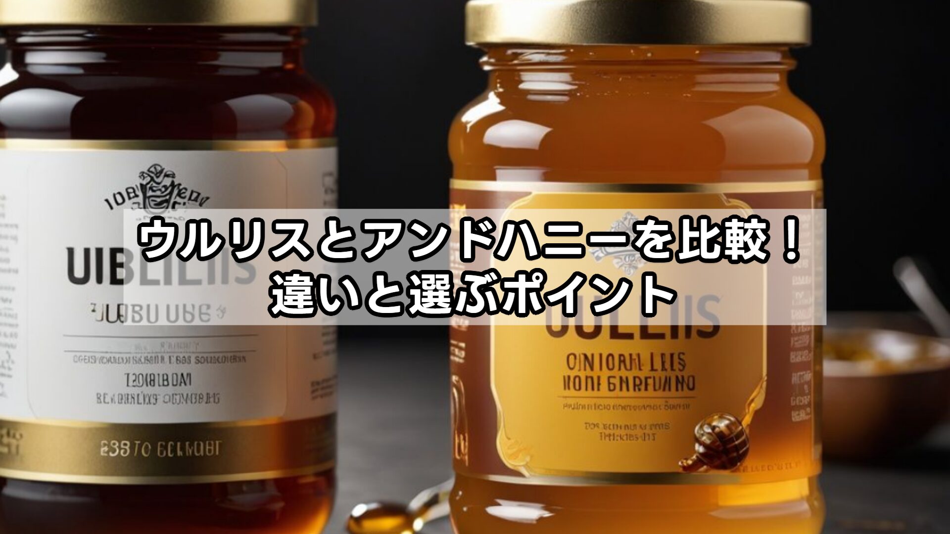 ウルリスとアンドハニーを比較！違いと選ぶポイント
