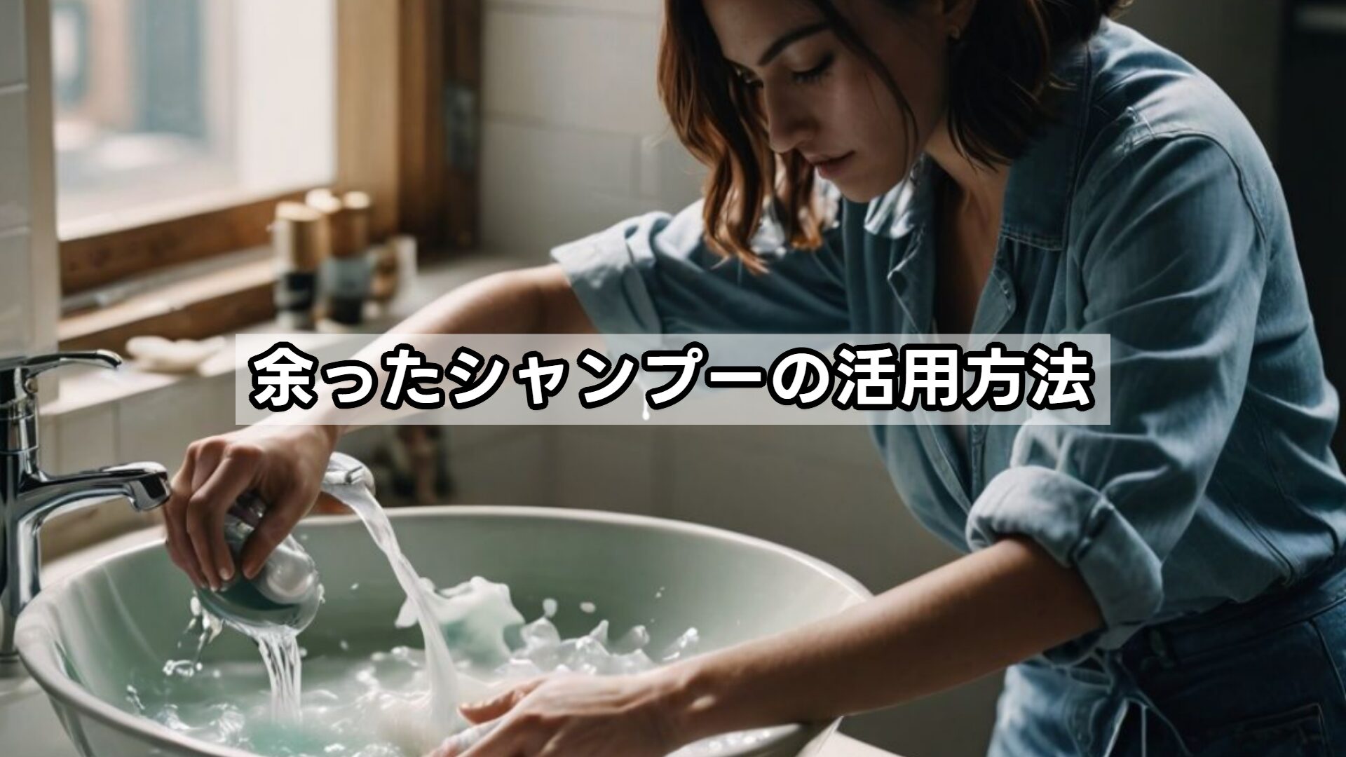 余ったシャンプーの活用方法