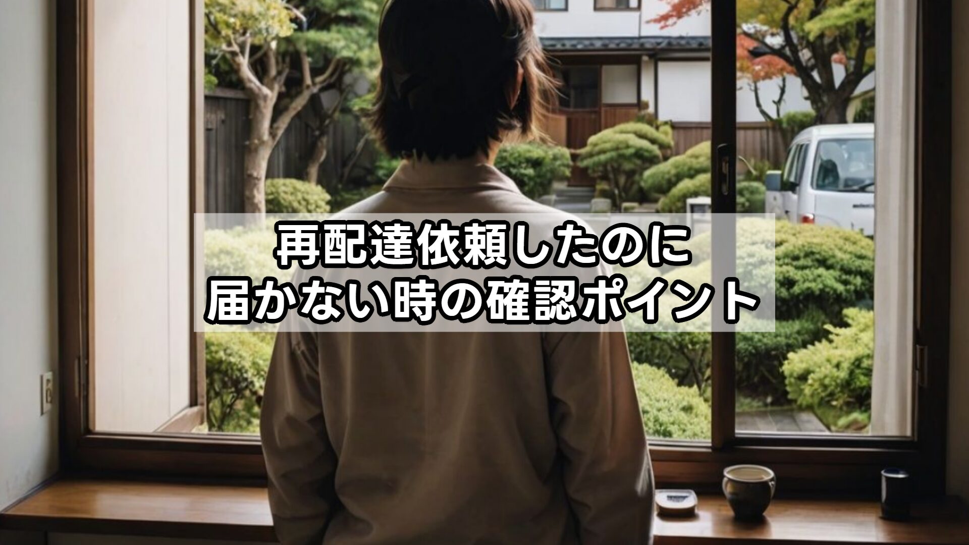 再配達依頼したのに届かない時の確認ポイント