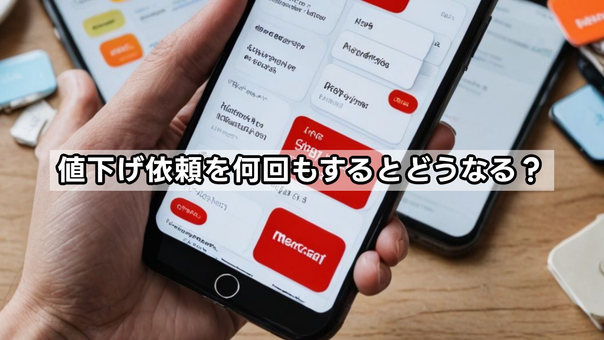 値下げ依頼を何回もするとどうなる?