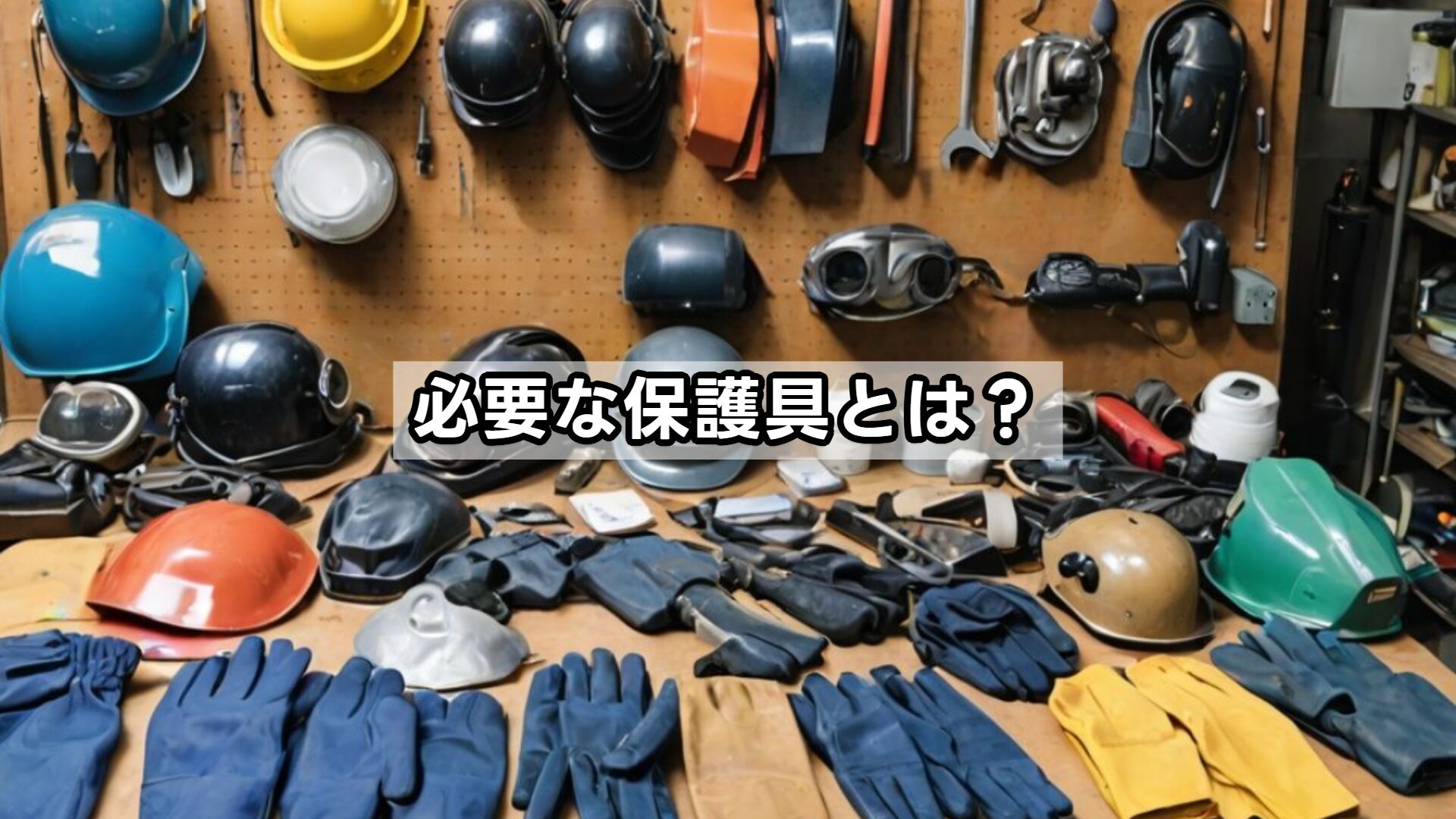 必要な保護具とは？