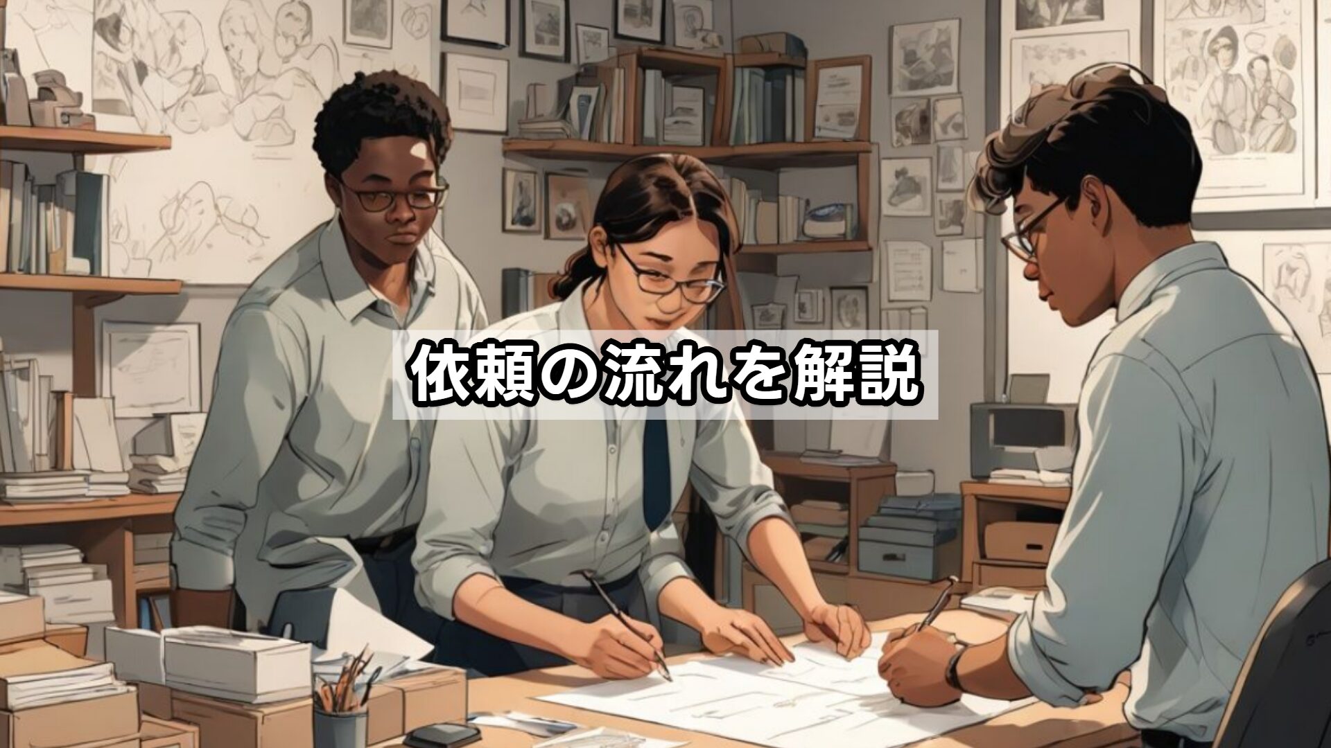 依頼の流れを解説