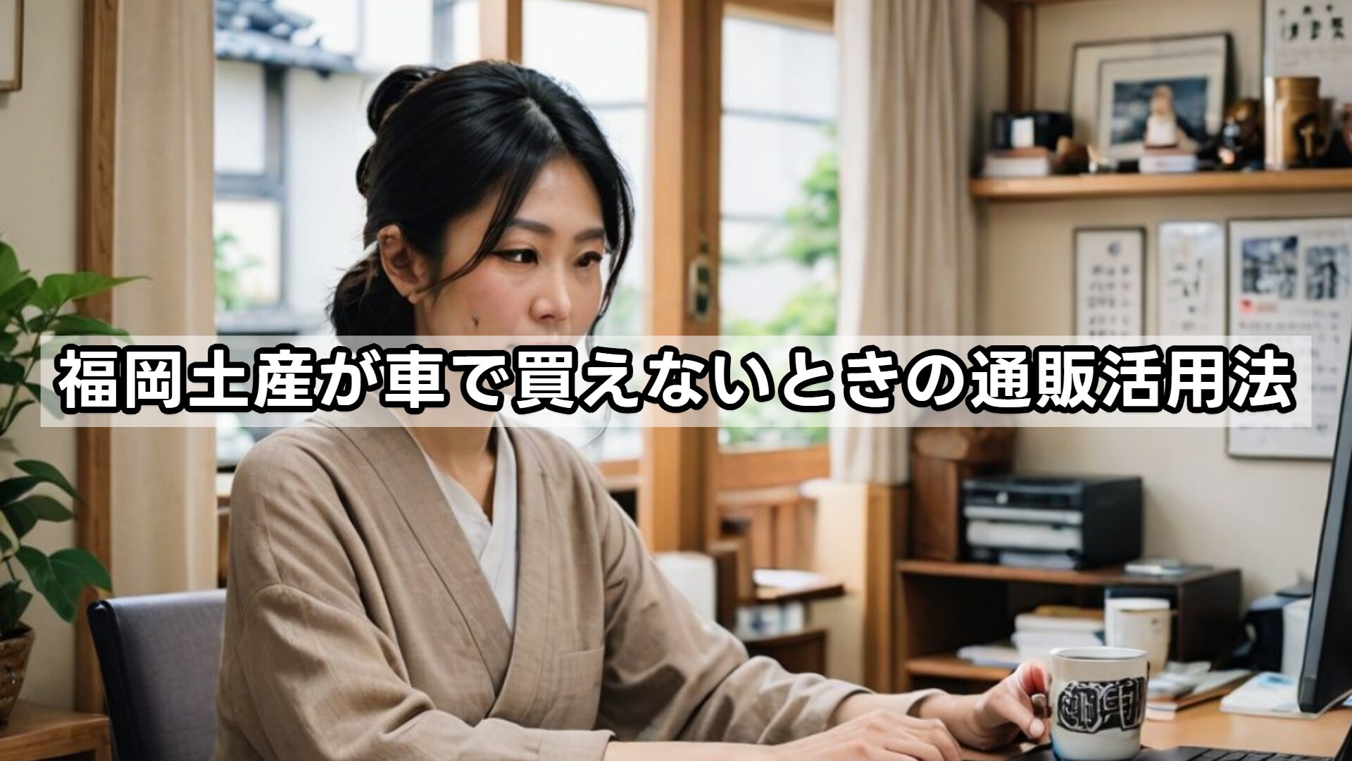 福岡土産が車で買えないときの通販活用法