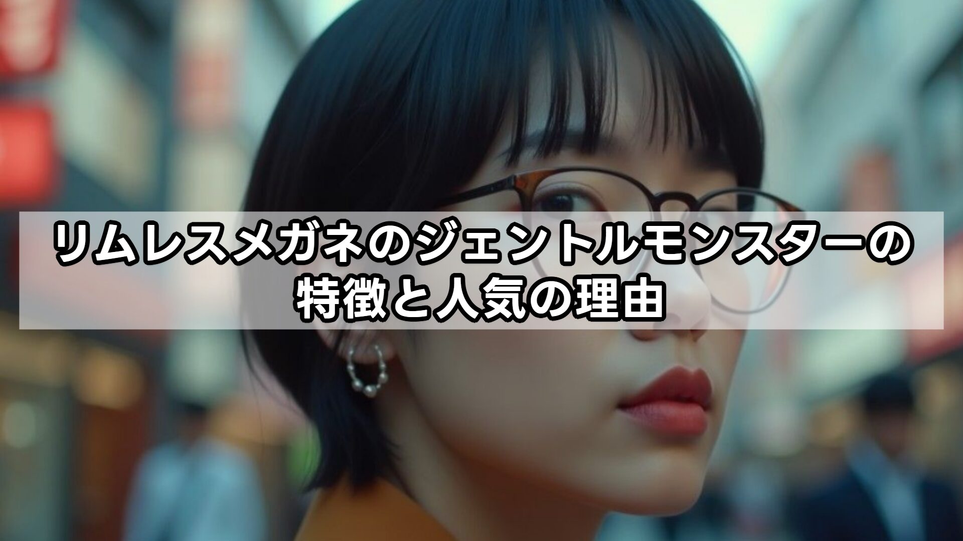 リムレスメガネのジェントルモンスターの特徴と人気の理由