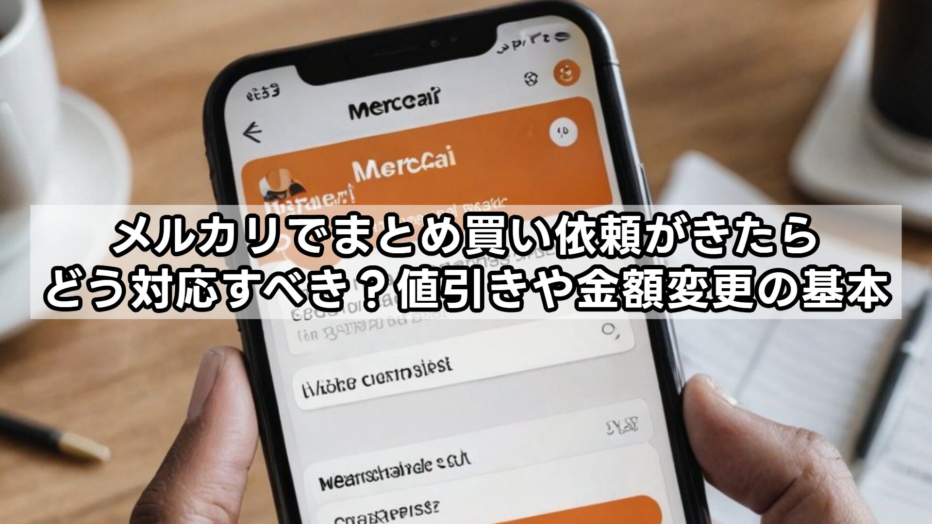 メルカリでまとめ買い依頼がきたらどう対応すべき?値引きや金額変更の基本