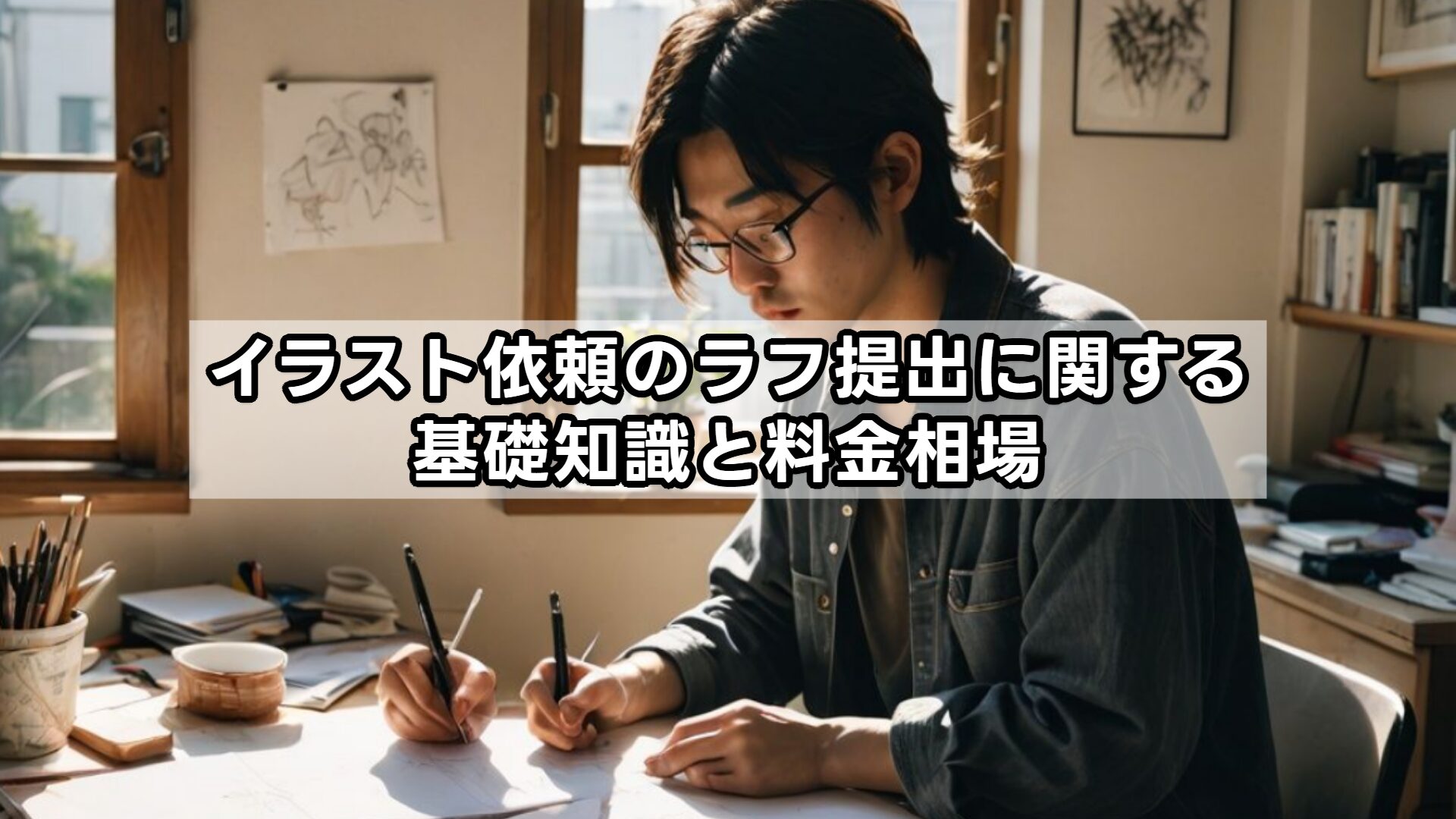 イラスト依頼のラフ提出に関する基礎知識と料金相場