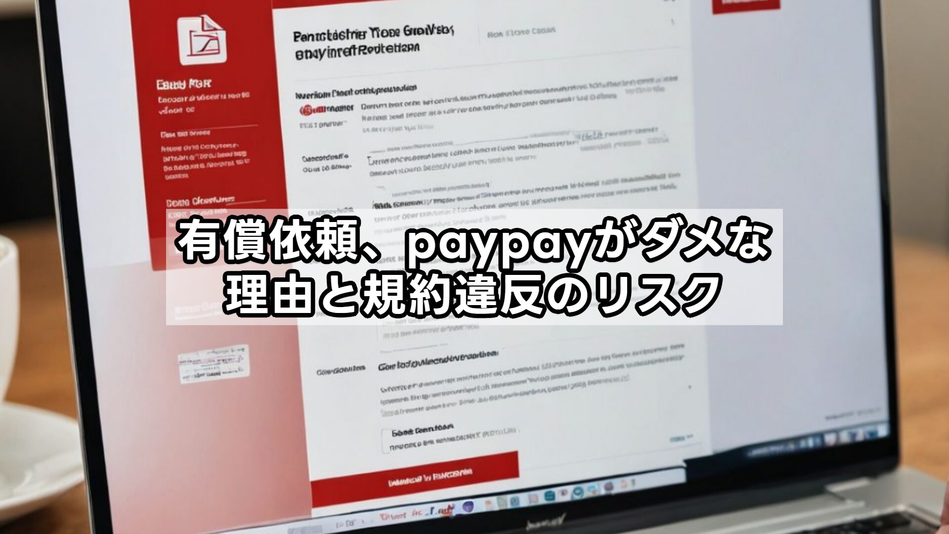 有償依頼、paypayがダメな理由と規約違反のリスク