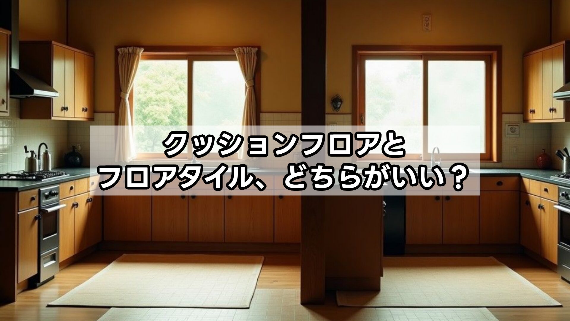 クッションフロアとフロアタイル、どちらがいい？