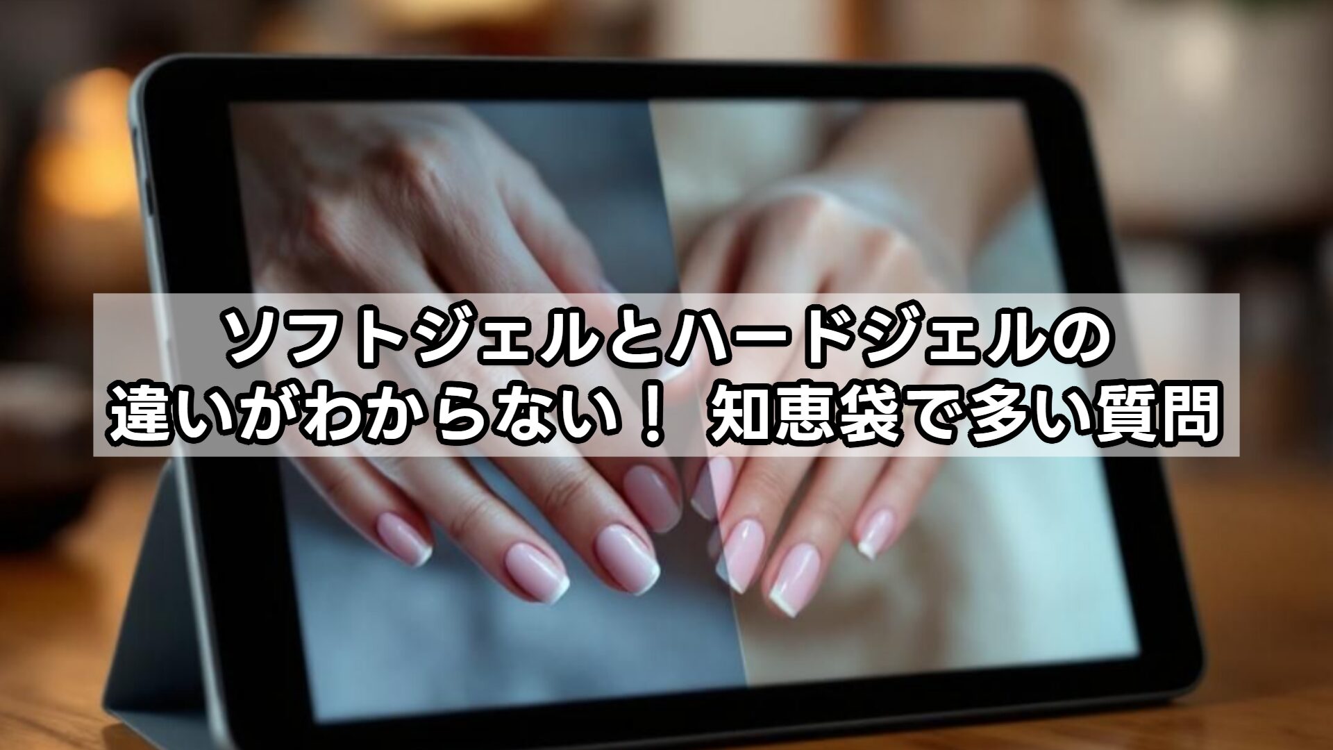 ソフトジェルとハードジェルの違いがわからない！ 知恵袋で多い質問