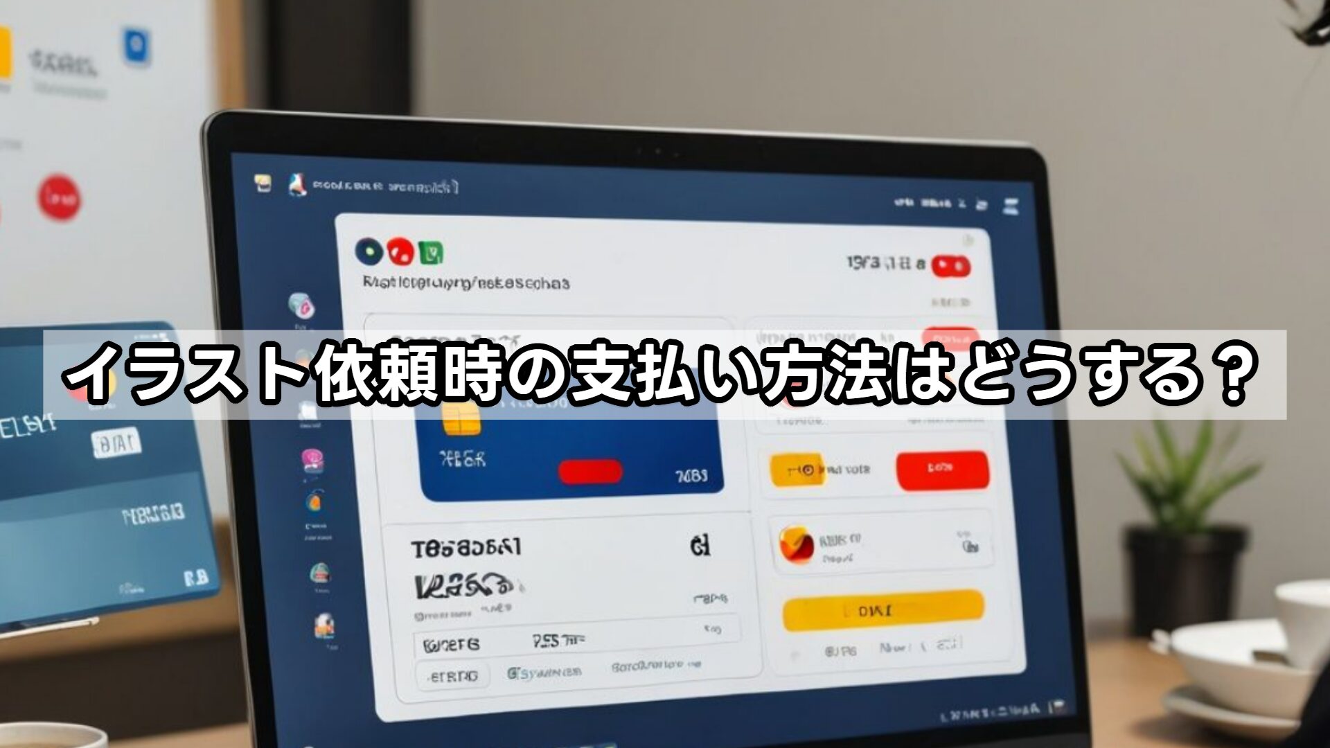 イラスト依頼時の支払い方法はどうする？