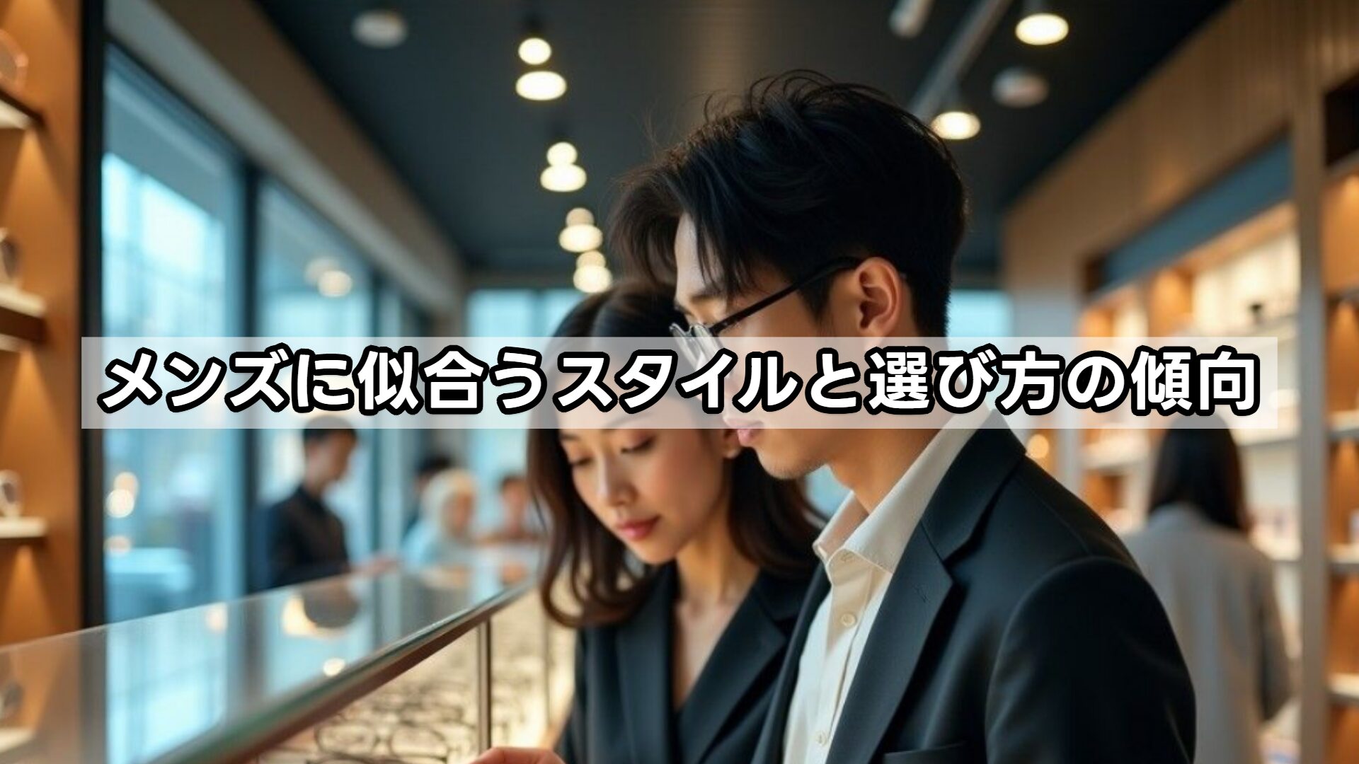メンズに似合うスタイルと選び方の傾向