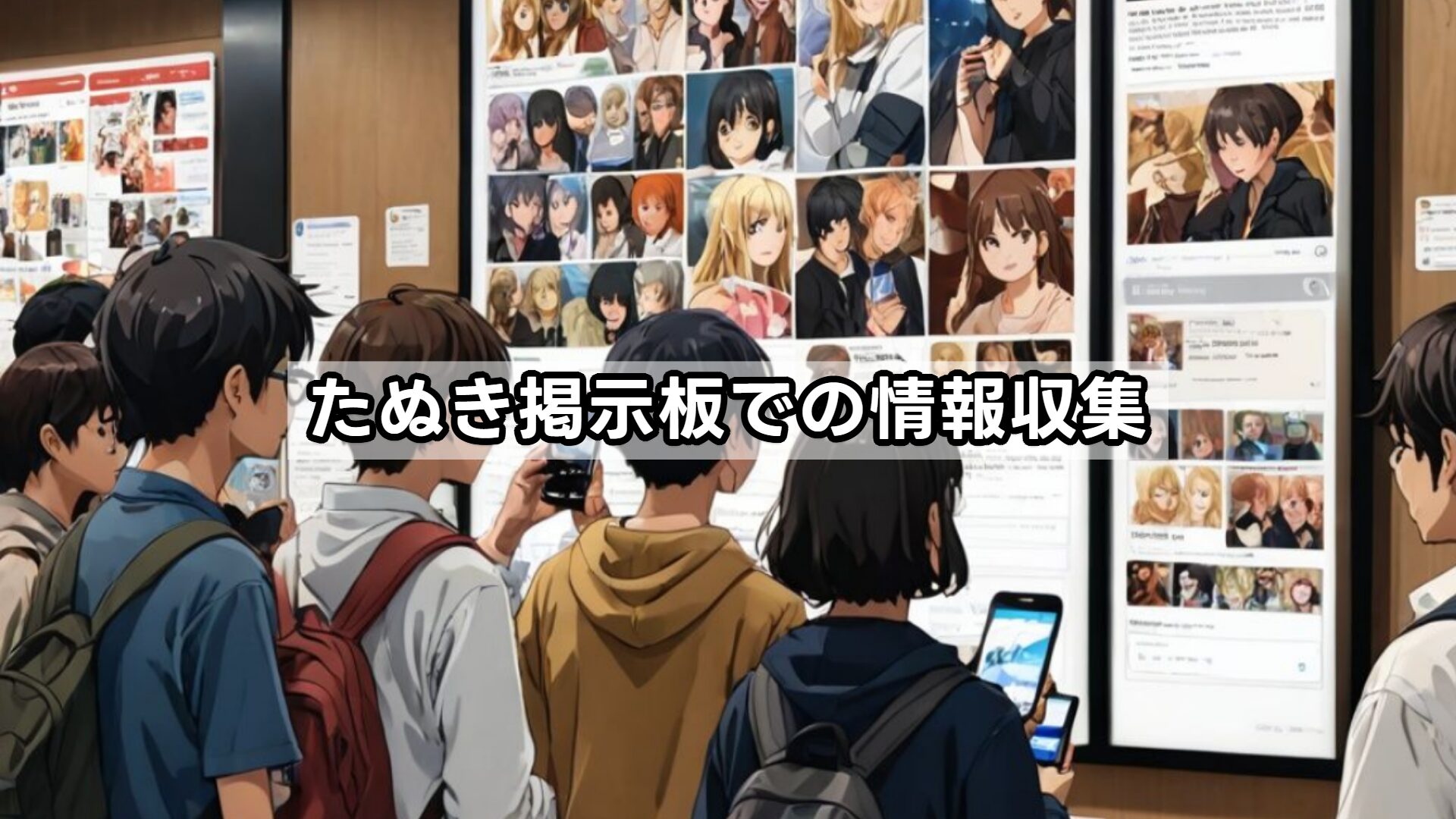 たぬき掲示板での情報収集