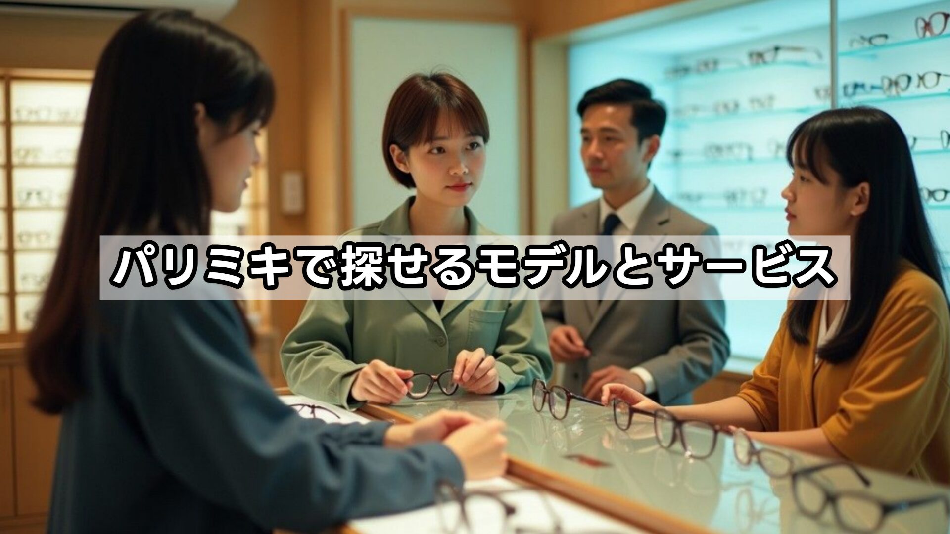 パリミキで探せるモデルとサービス
