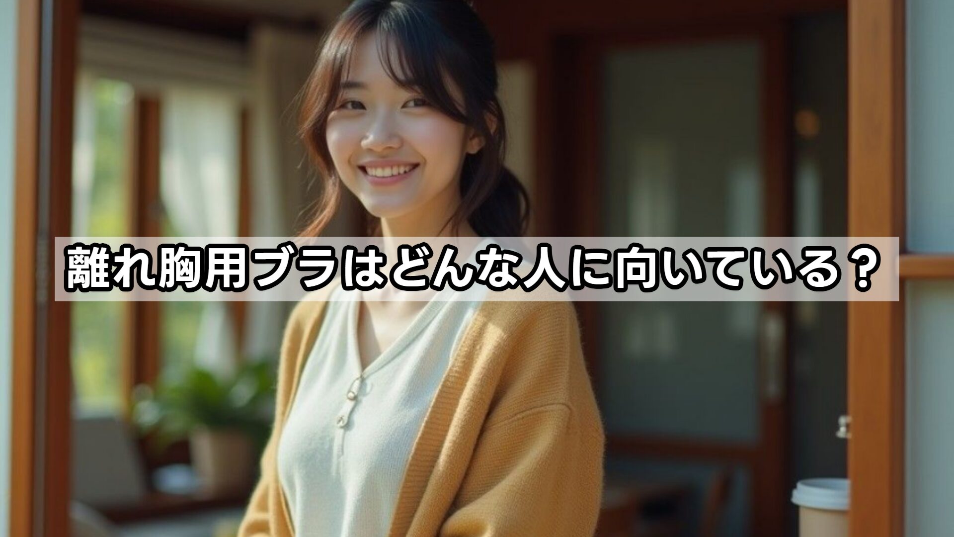 離れ胸用ブラはどんな人に向いている？