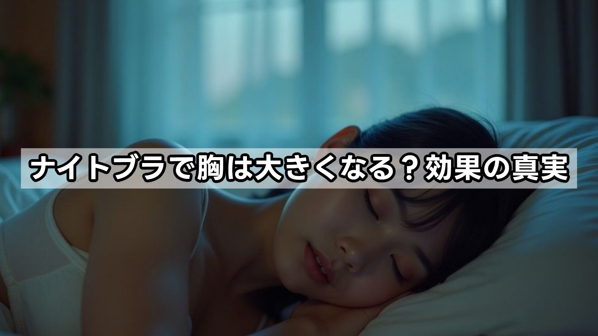 ナイトブラで胸は大きくなる？効果の真実