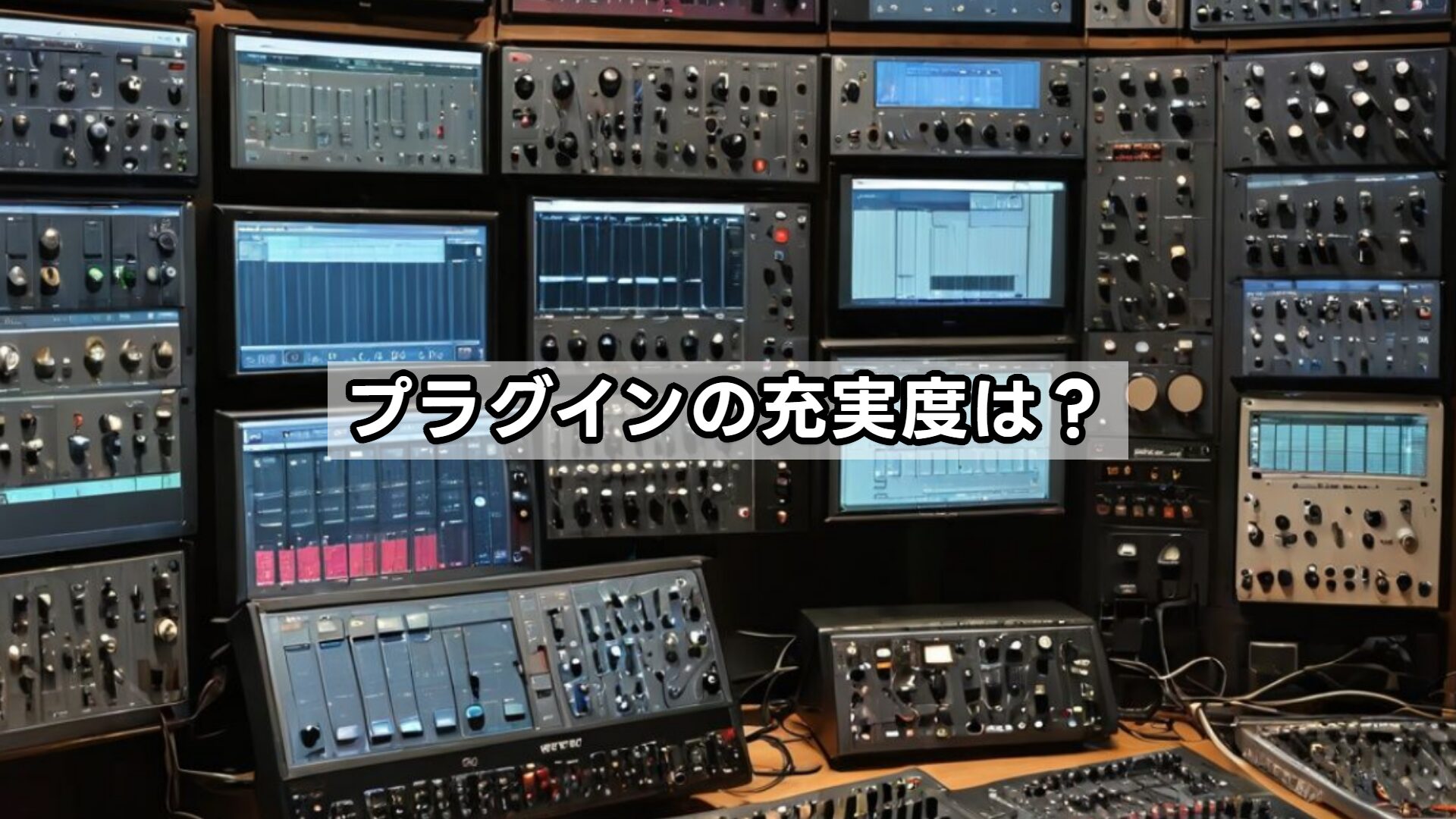 プラグインの充実度は？