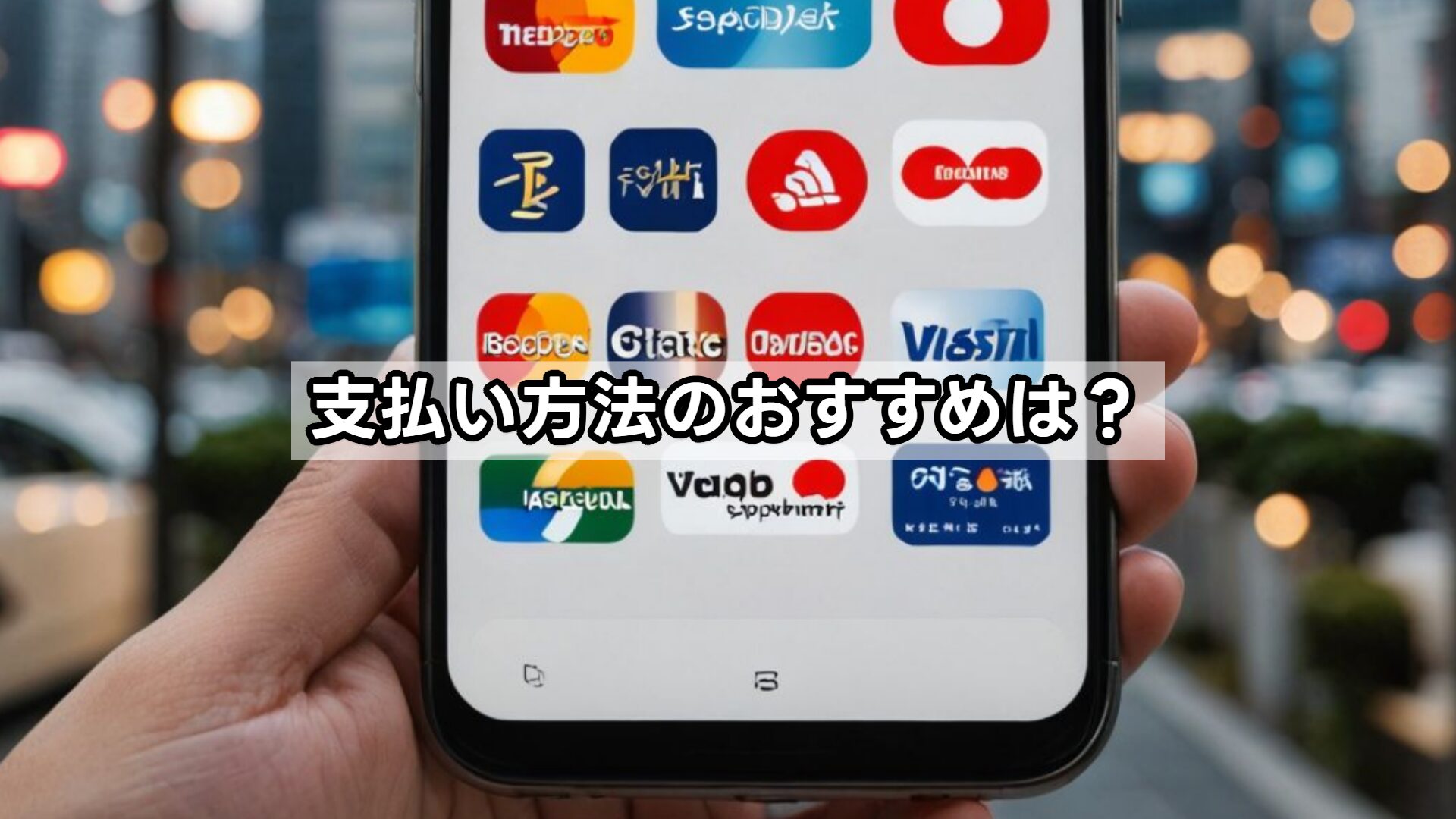 支払い方法のおすすめは？