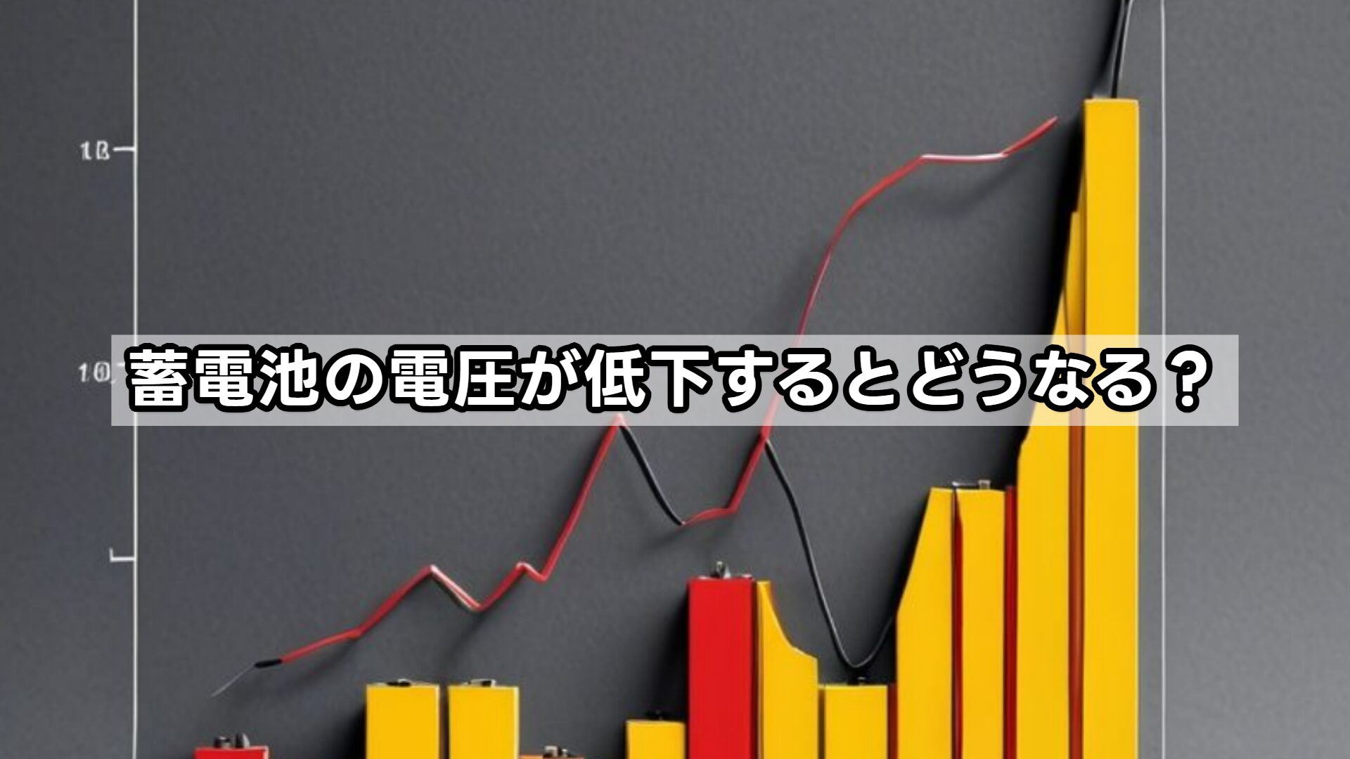 蓄電池の電圧が低下するとどうなる?