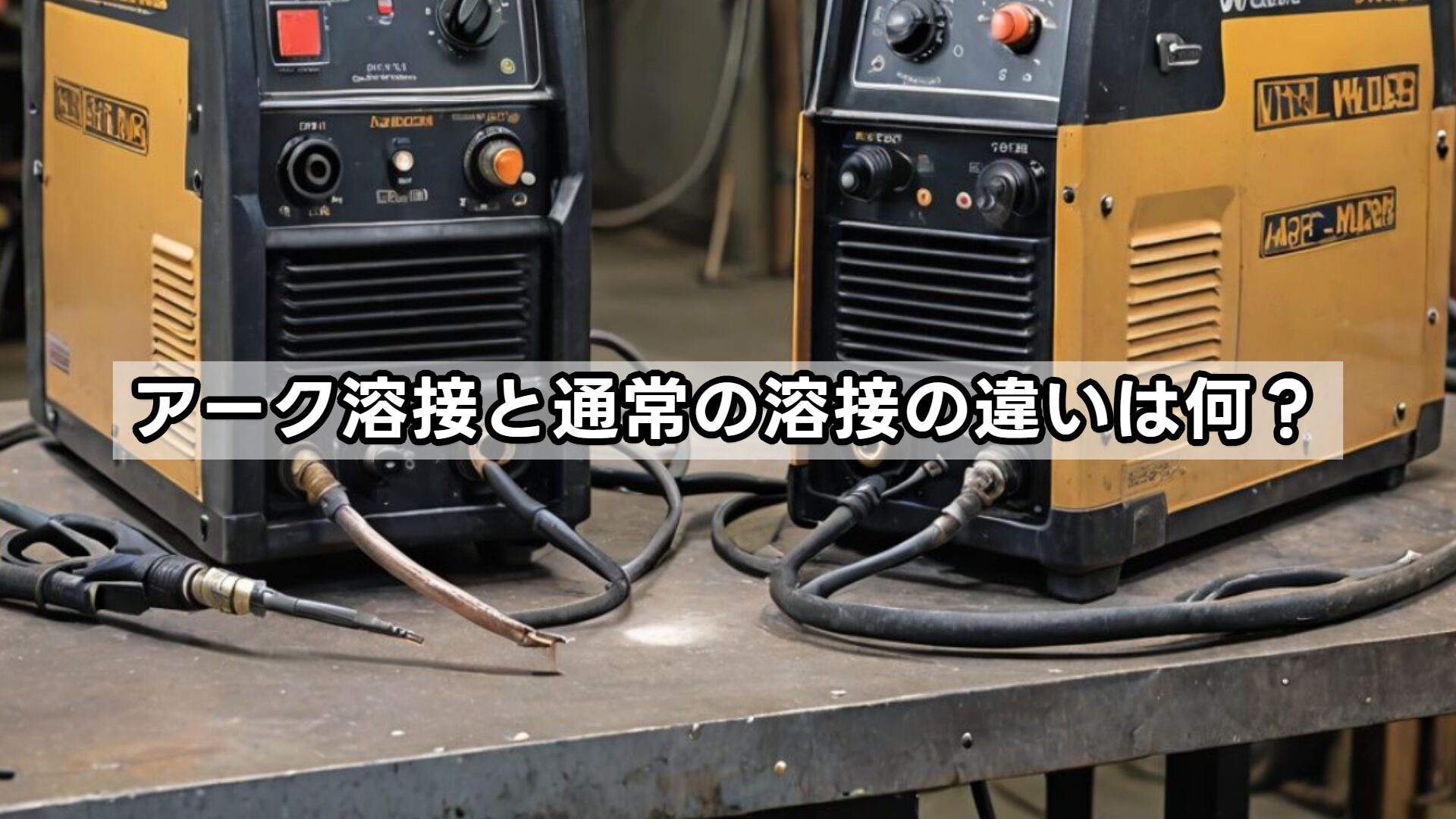 アーク溶接と通常の溶接の違いは何？