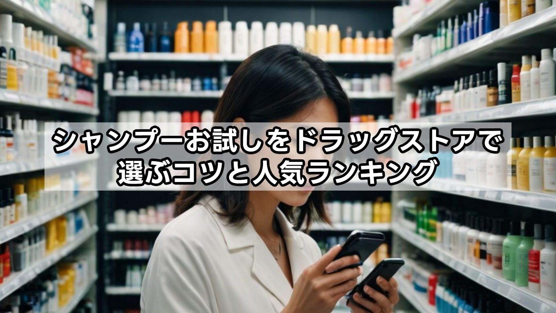 シャンプーお試しをドラッグストアで選ぶコツと人気ランキング