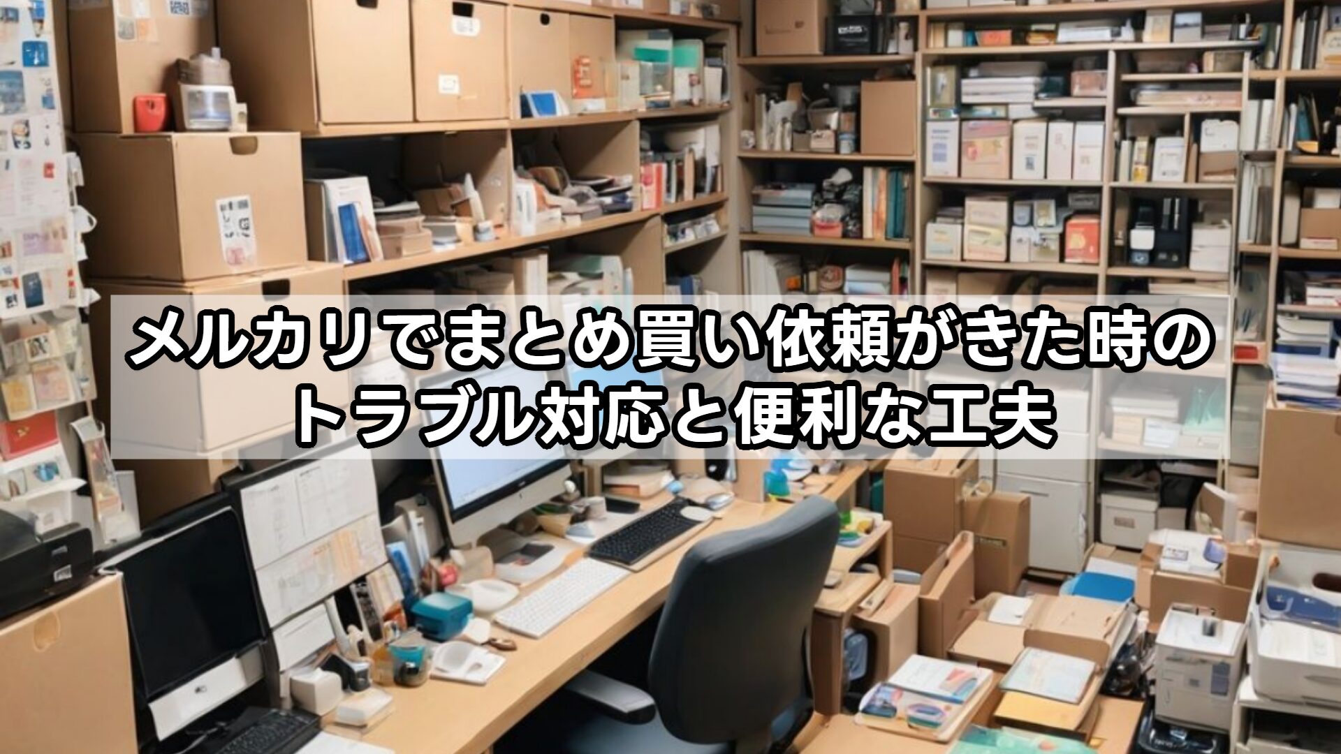 メルカリでまとめ買い依頼がきた時のトラブル対応と便利な工夫