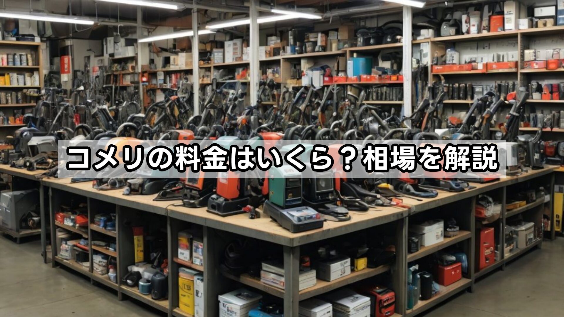 コメリの料金はいくら？相場を解説