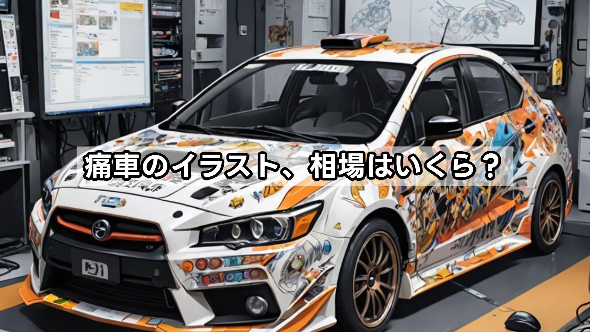 痛車のイラスト、相場はいくら？