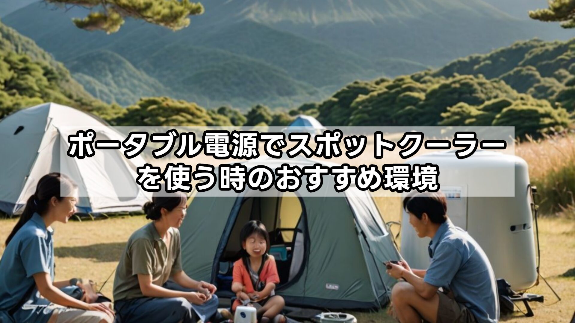 ポータブル電源でスポットクーラーを使う時のおすすめ環境