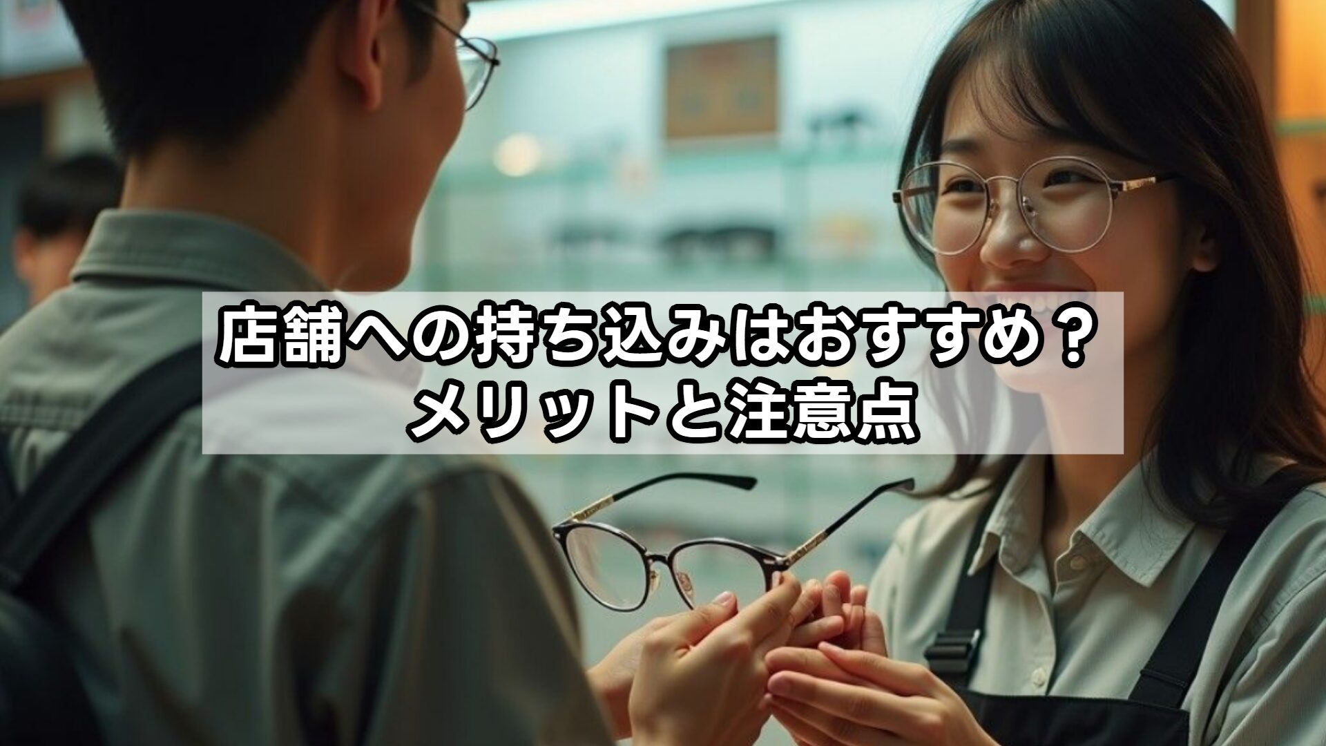 店舗への持ち込みはおすすめ？メリットと注意点