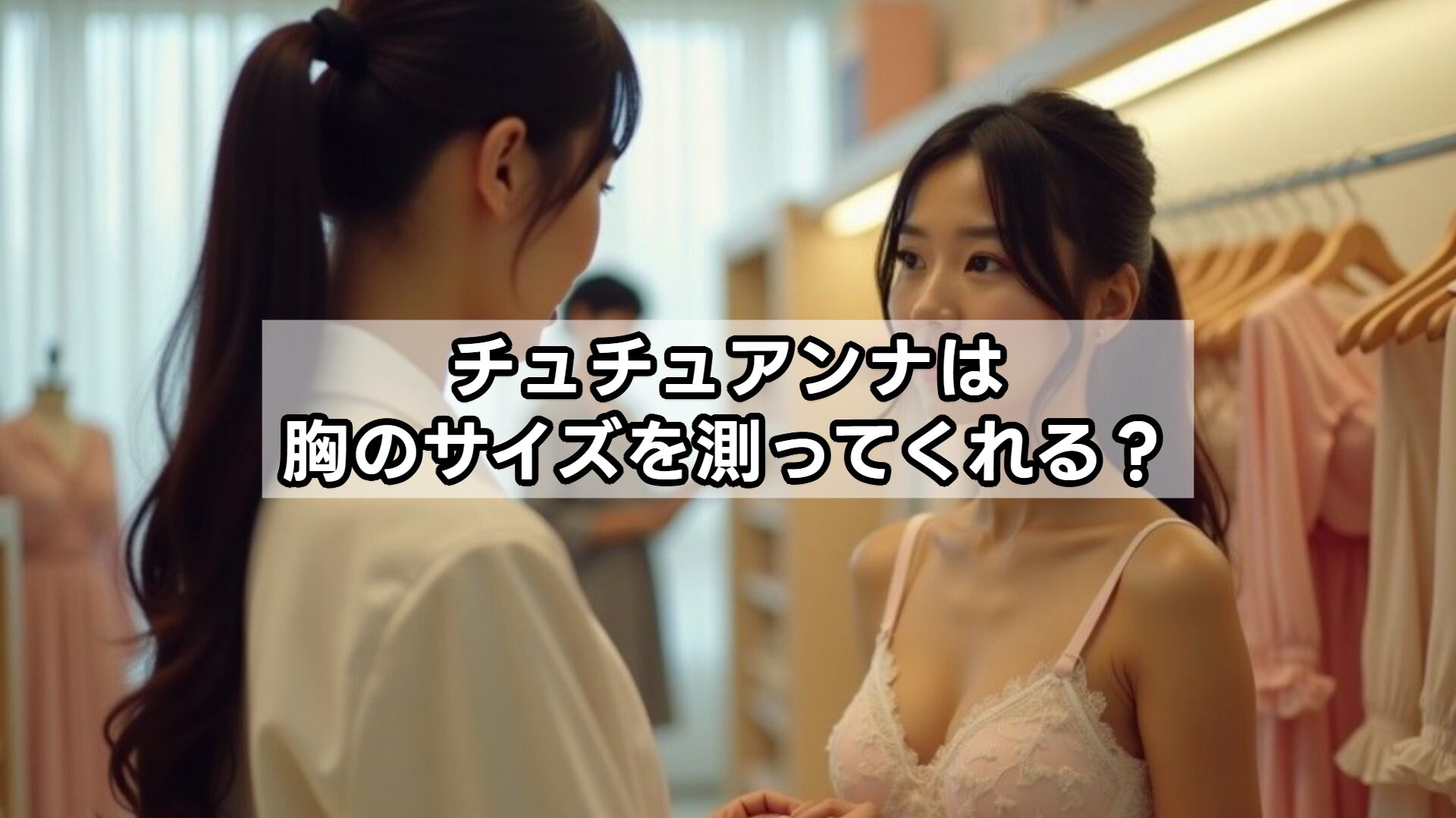 チュチュアンナは胸のサイズを測ってくれる？