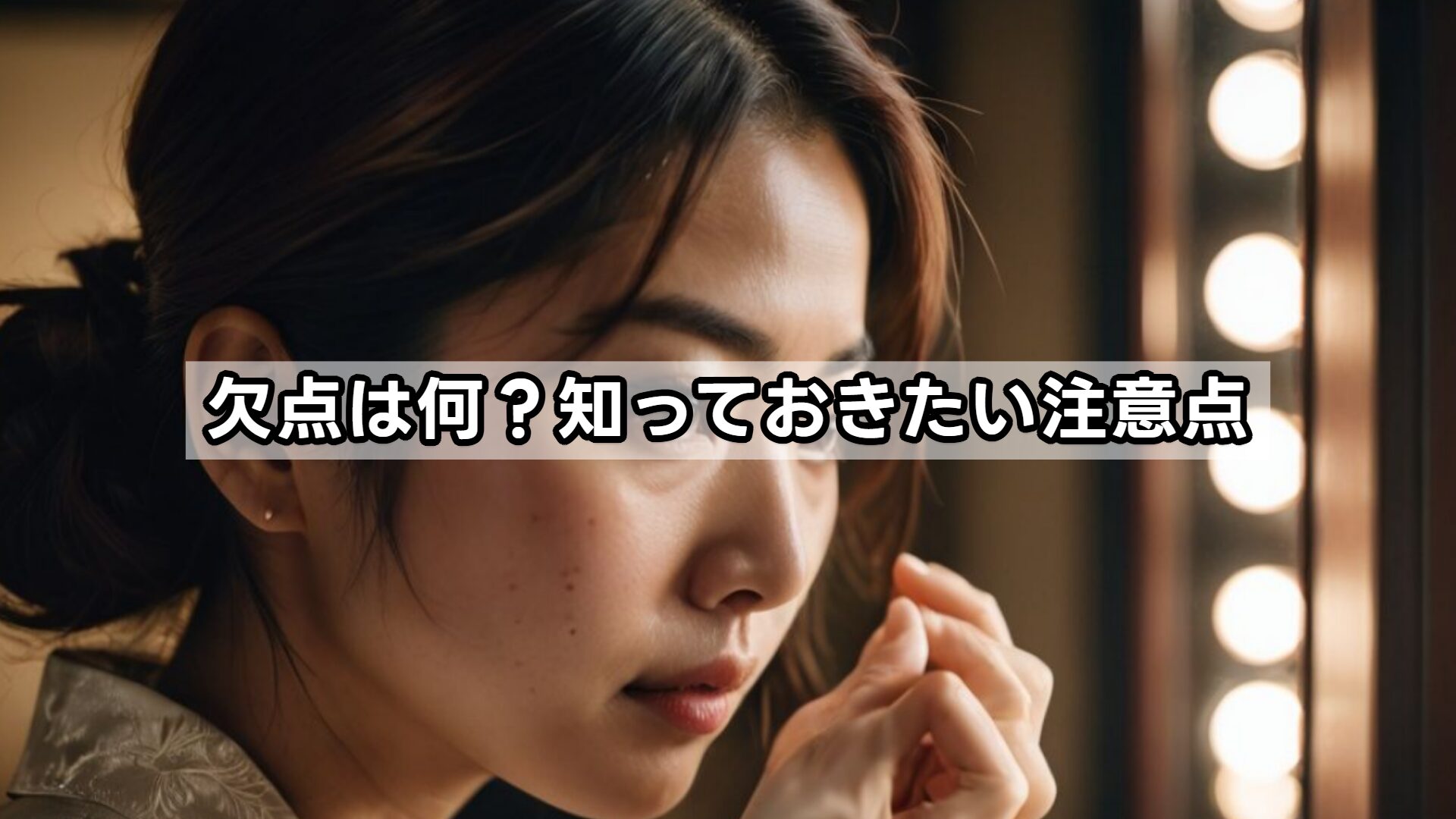 欠点は何？知っておきたい注意点