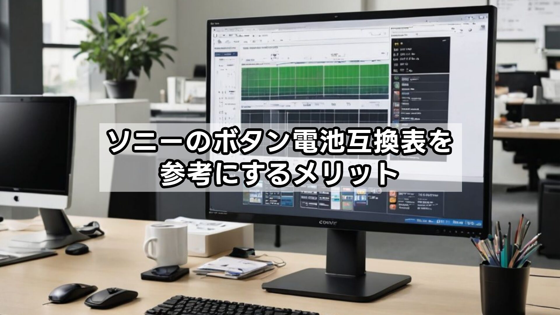 ソニーのボタン電池互換表を参考にするメリット