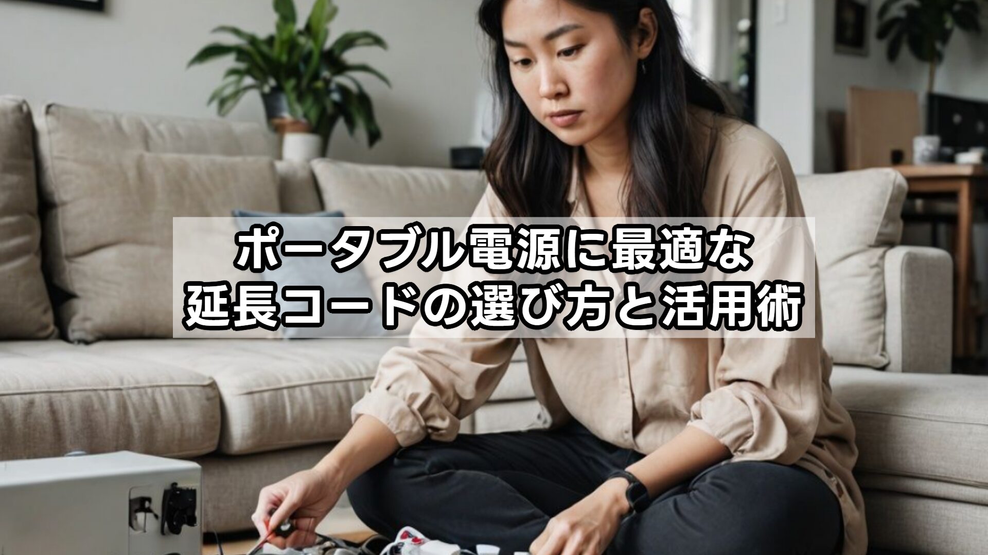 ポータブル電源に最適な延長コードの選び方と活用術