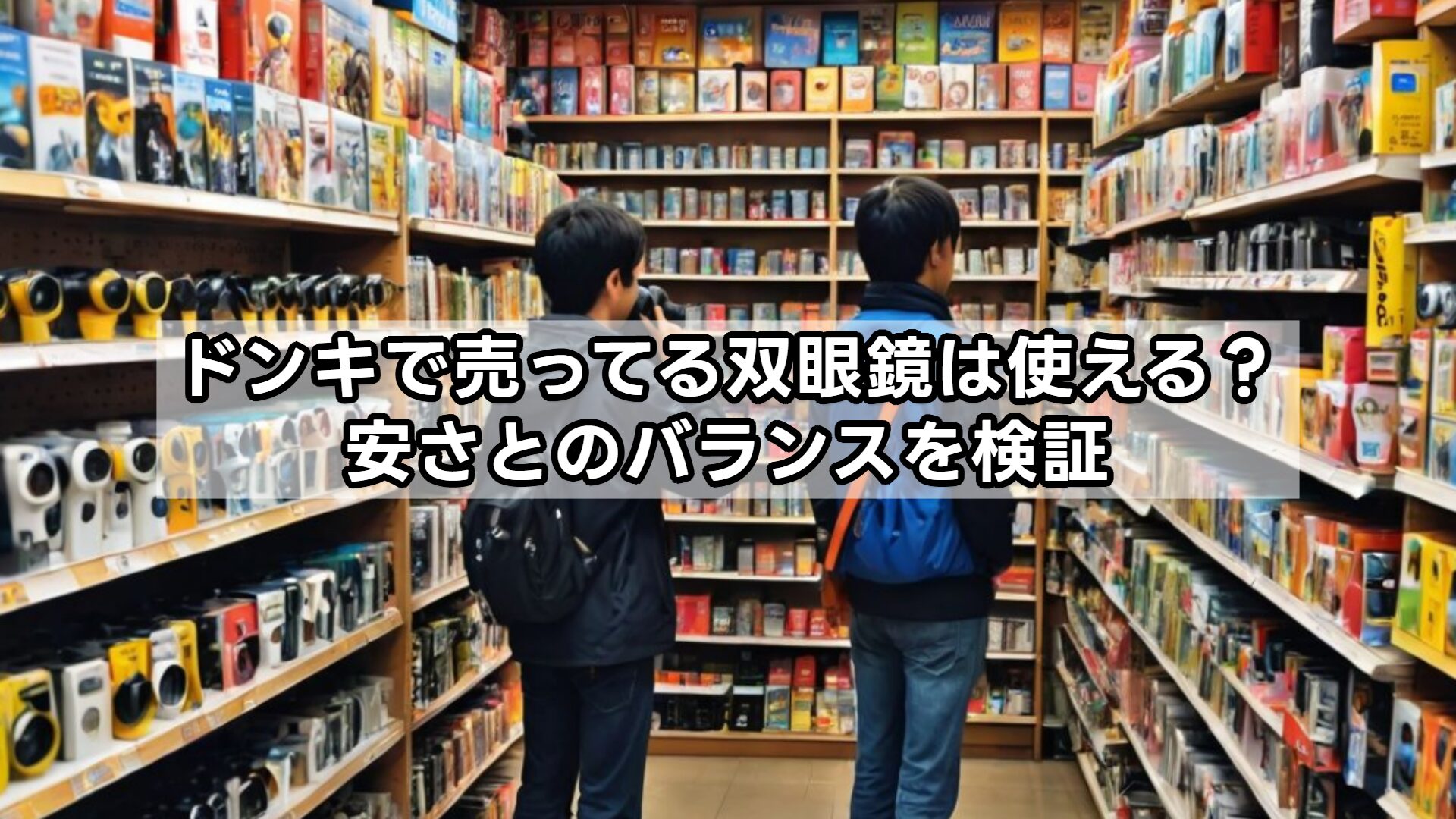 ドンキで売ってる双眼鏡は使える？安さとのバランスを検証