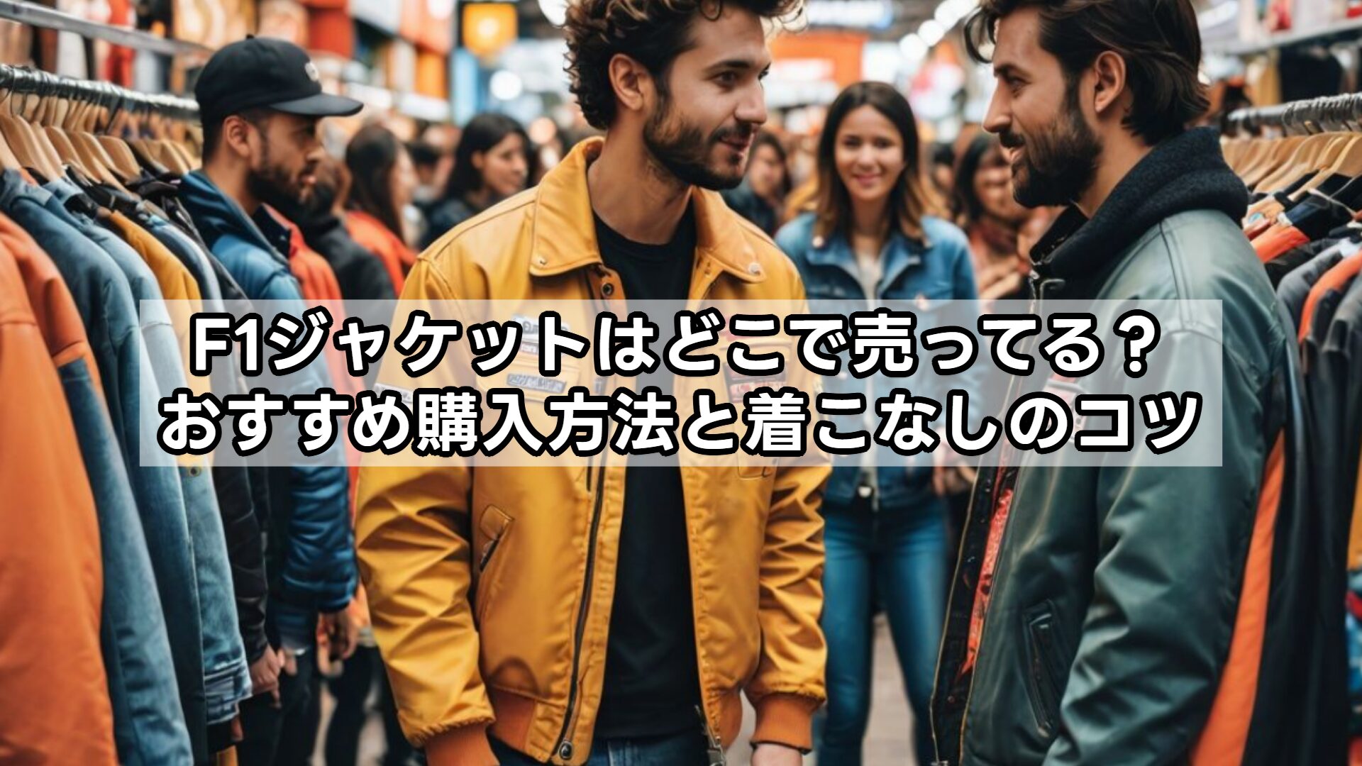 F1ジャケットはどこで売ってる？おすすめ購入方法と着こなしのコツ