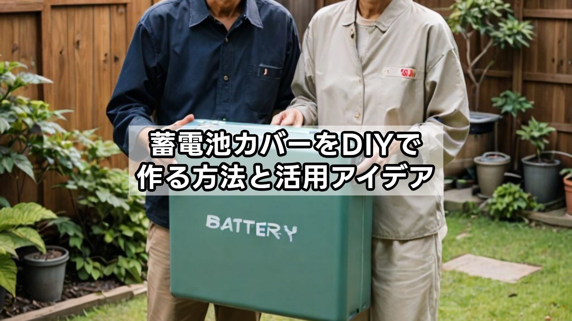 蓄電池カバーをDIYで作る方法と活用アイデア