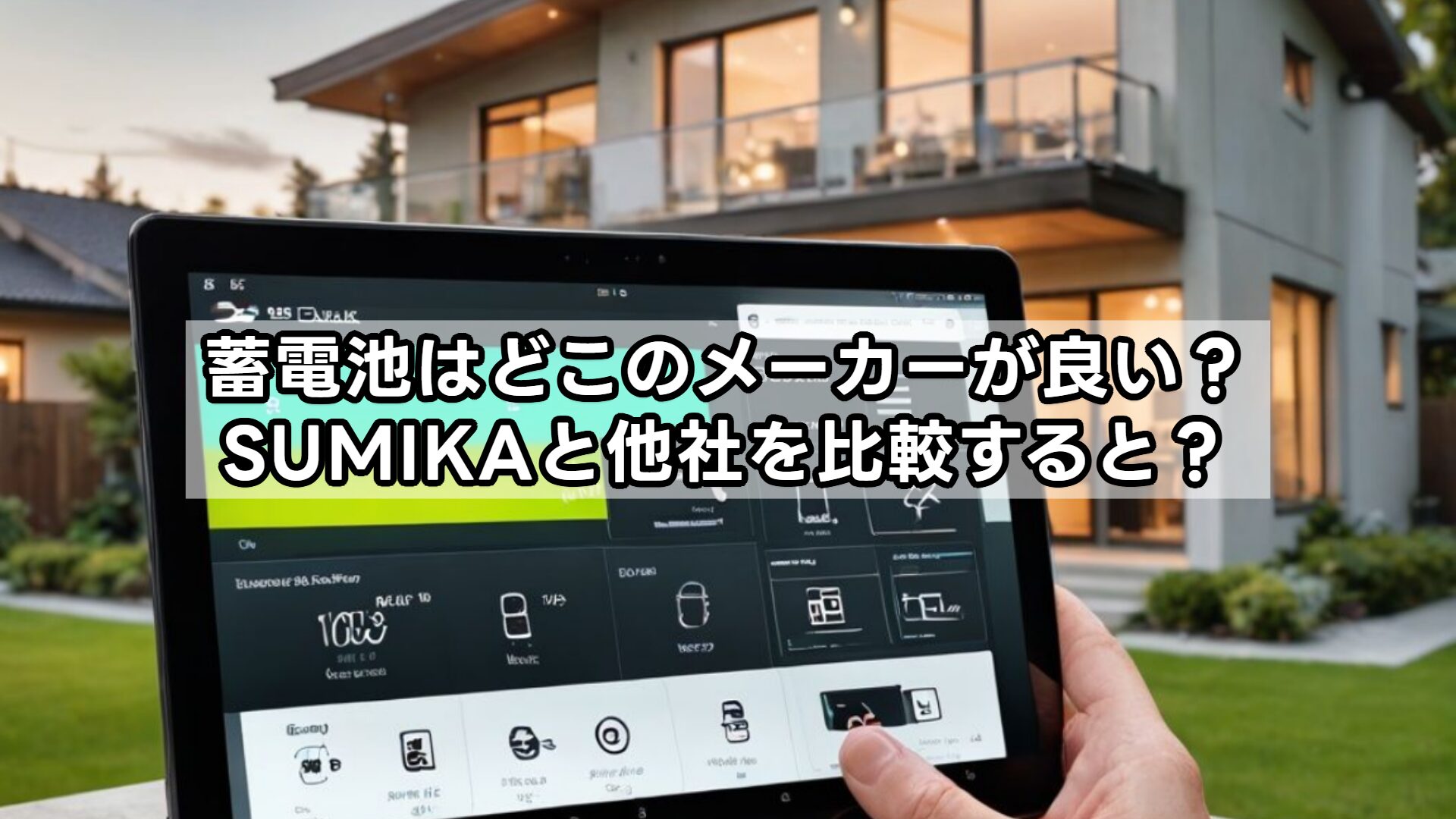 蓄電池はどこのメーカーが良い？SUMIKAと他社を比較すると？