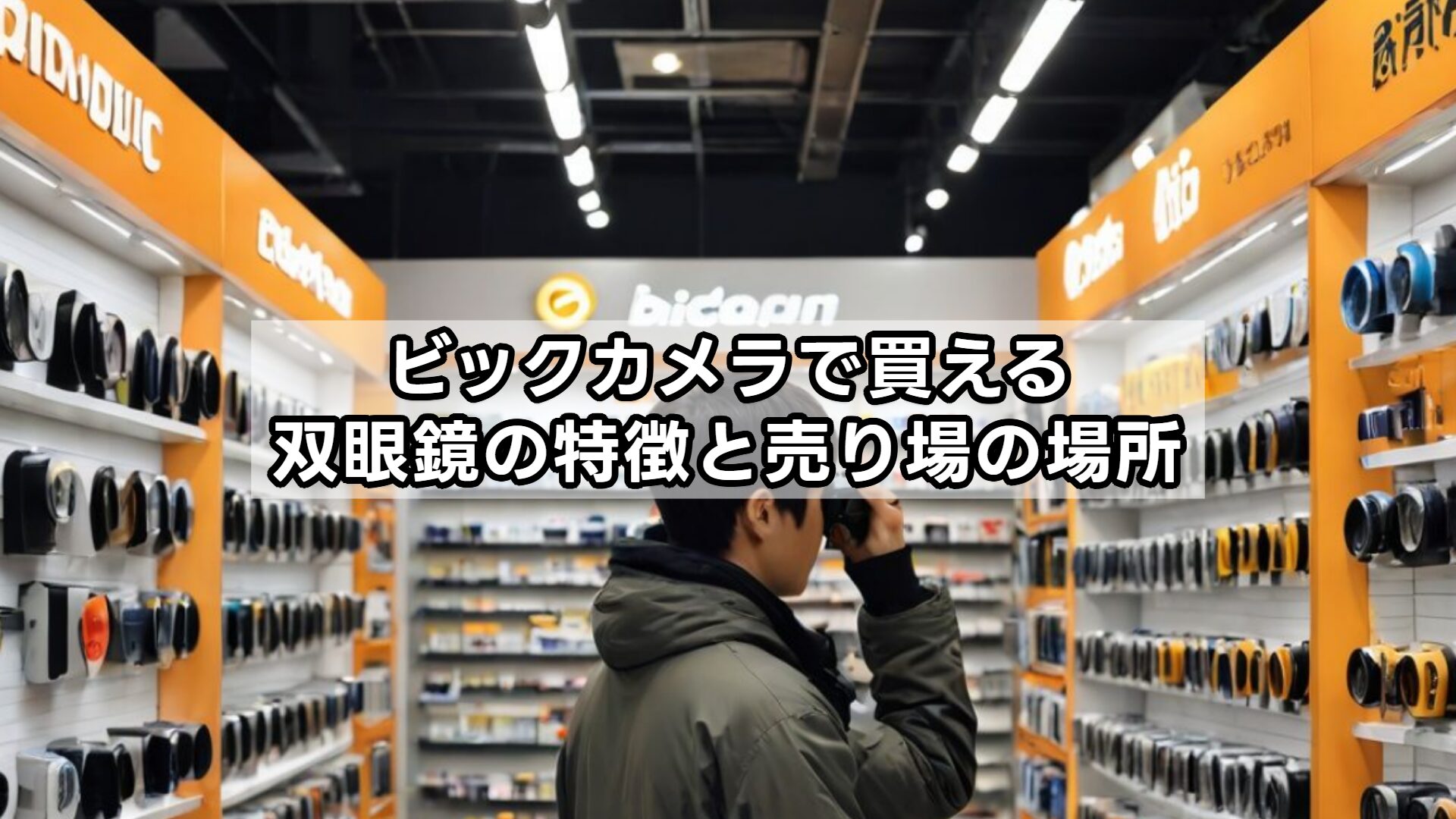 ビックカメラで買える双眼鏡の特徴と売り場の場所